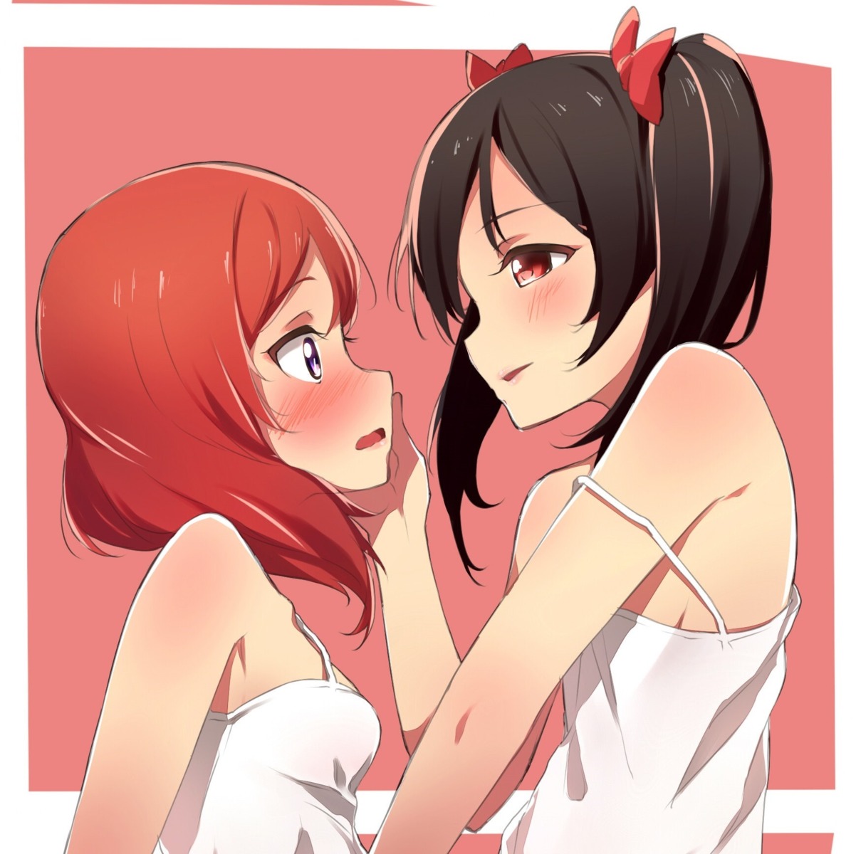 love_live!, love_live!_(series), nishikino_maki, yazawa_nico, ytk_(yutta-p), yuri