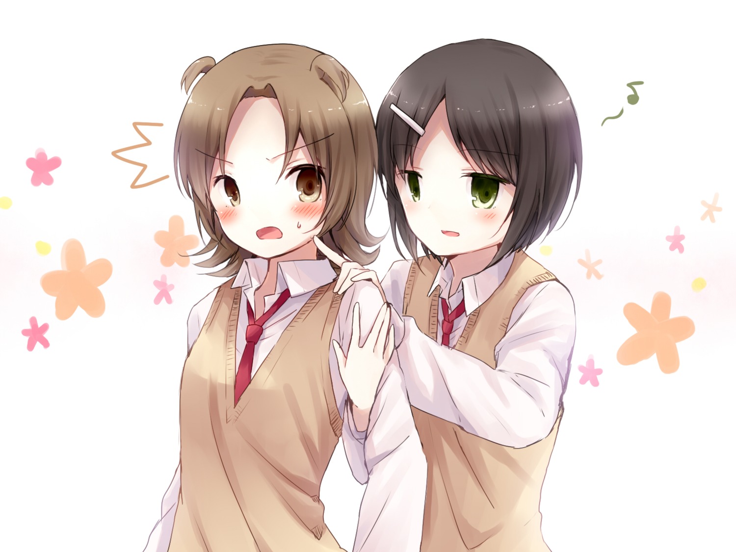 iizuka_yuzu, ikeno_kaede, sakura_trick, sakuyunomi