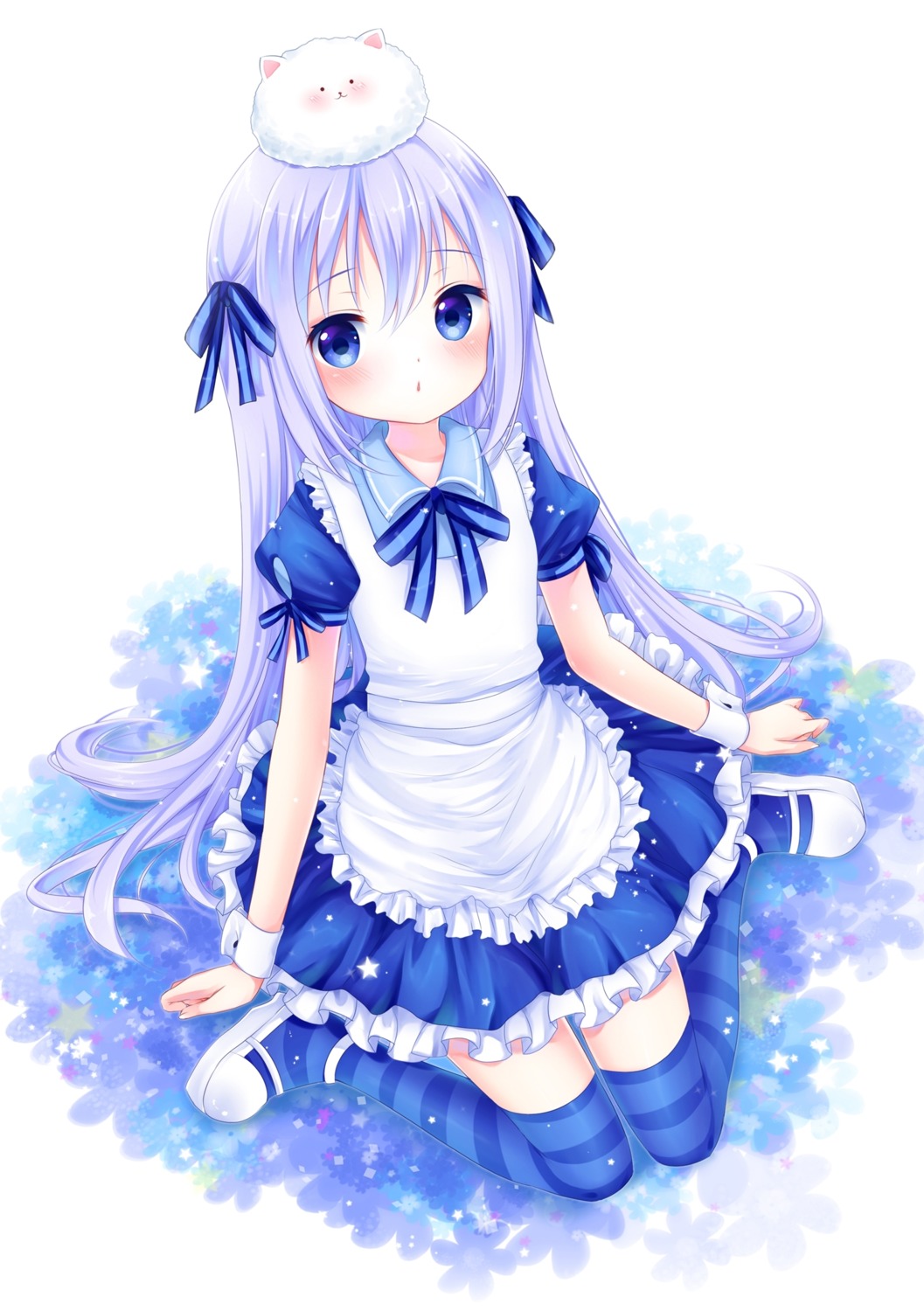 gochuumon_wa_usagi_desu_ka?, kafuu_chino, thighhighs, tippy_(gochiusa), xnamii