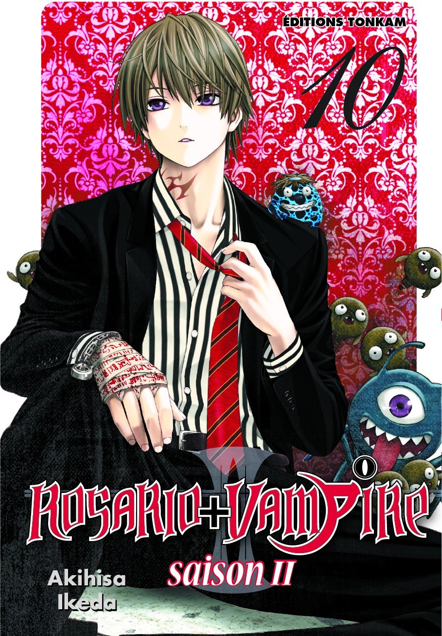 aono_tsukune, bandages, ikeda_akihisa, male, rosario_to_vampire