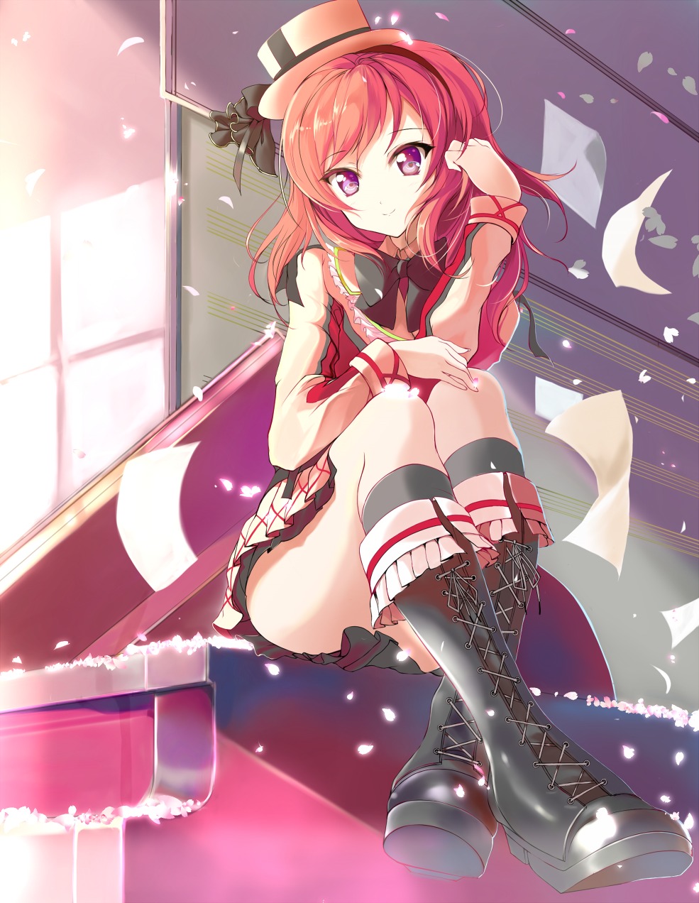 41y, love_live!, love_live!_(series), nishikino_maki, wedtaro