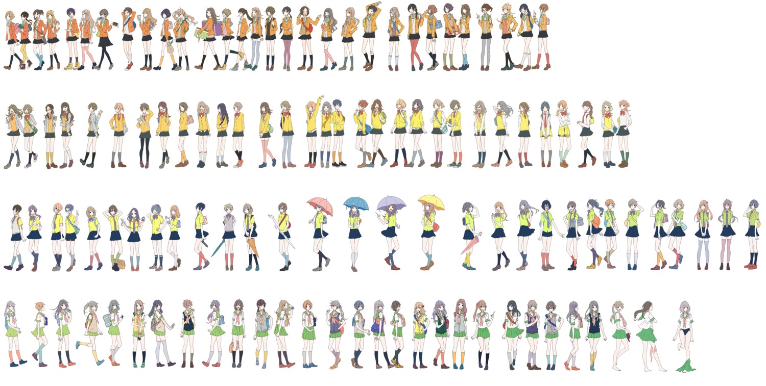 keisin, megane, pantyhose, seifuku, thighhighs