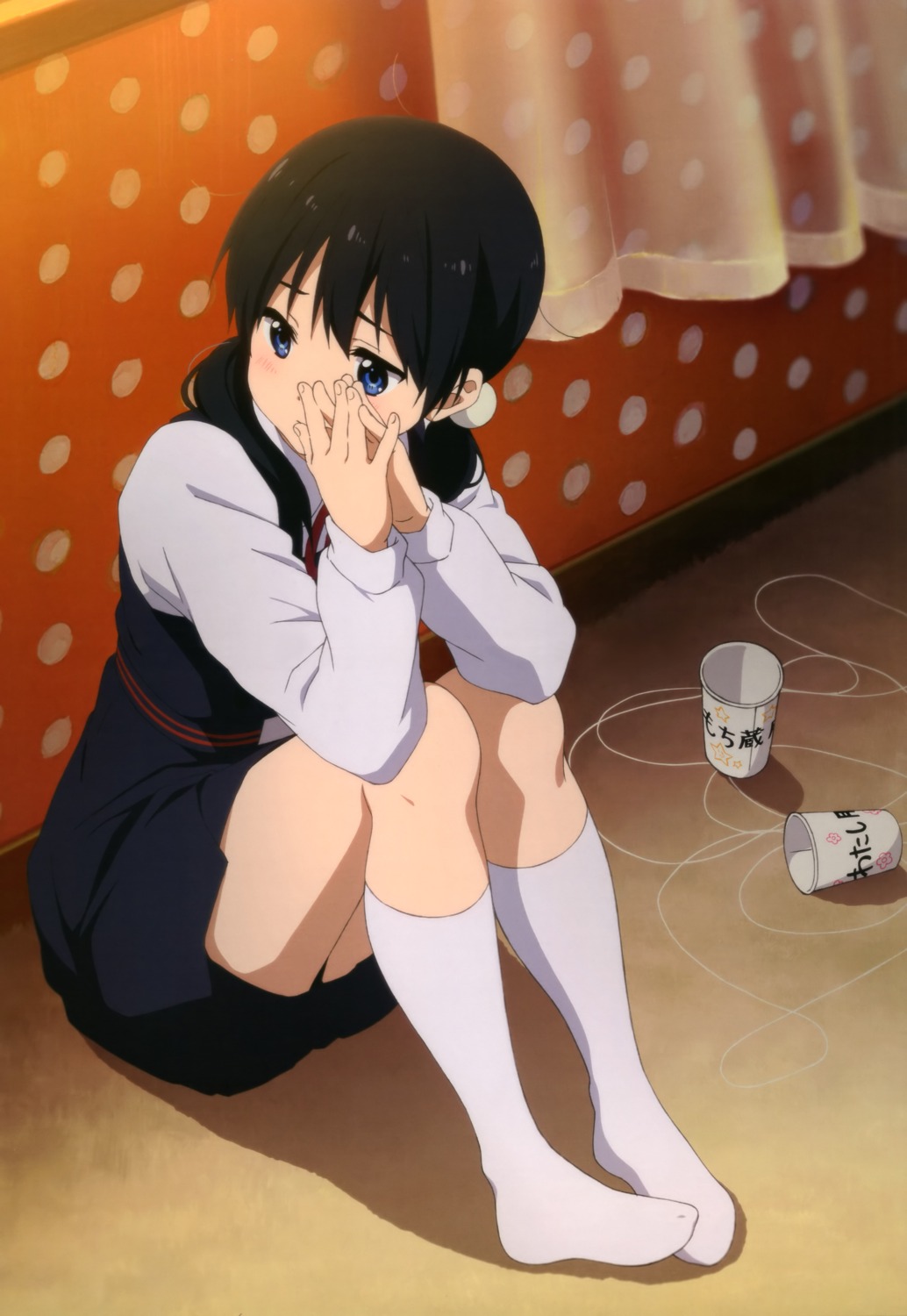 kitashirakawa_tamako, myouken_yuuko, seifuku, tamako_market