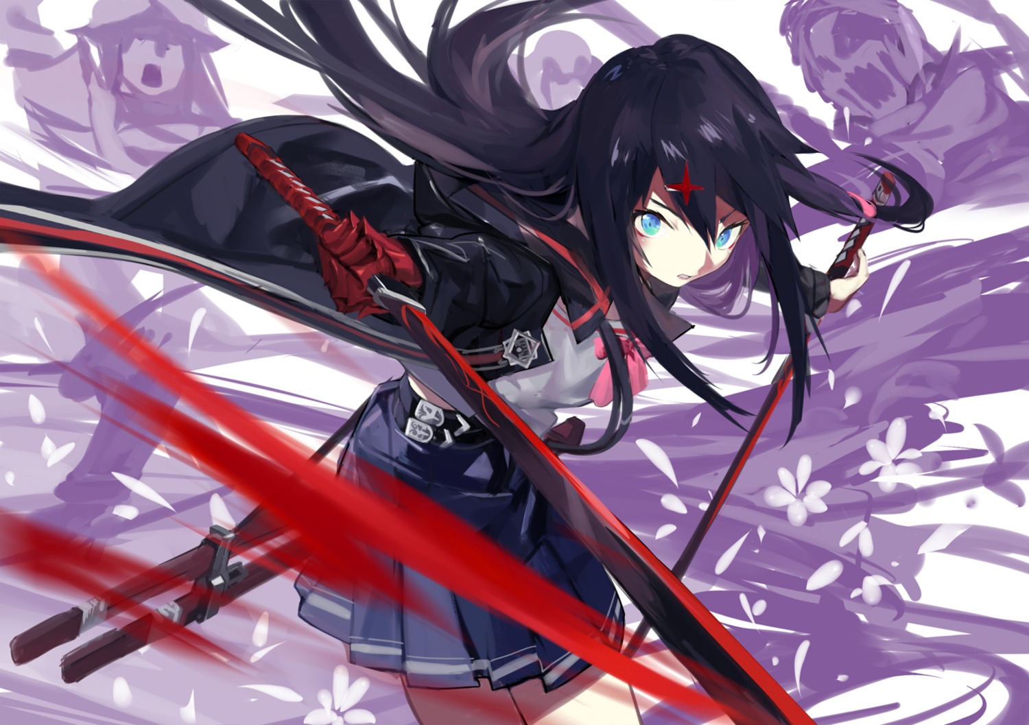 gyaku_tsubasa, pixiv_fantasia, pixiv_fantasia_fallen_kings, seifuku, sword