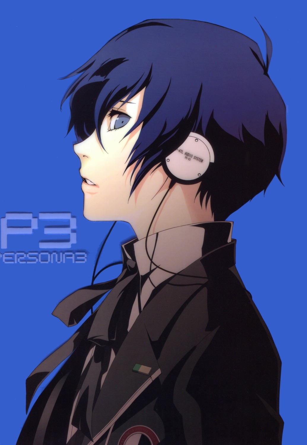 arisato_minato, headphones, male, megaten, persona, persona_3, sogabe_shuuji