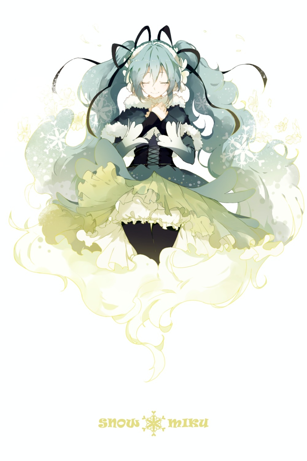 hatsune_miku, shuzi, vocaloid, yuki_miku