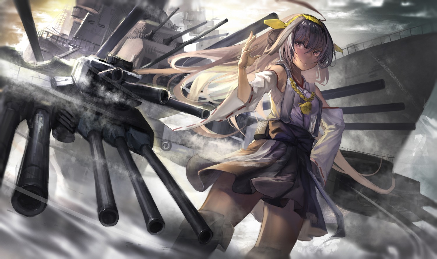 gas, kantai_collection, kongou_(kancolle)