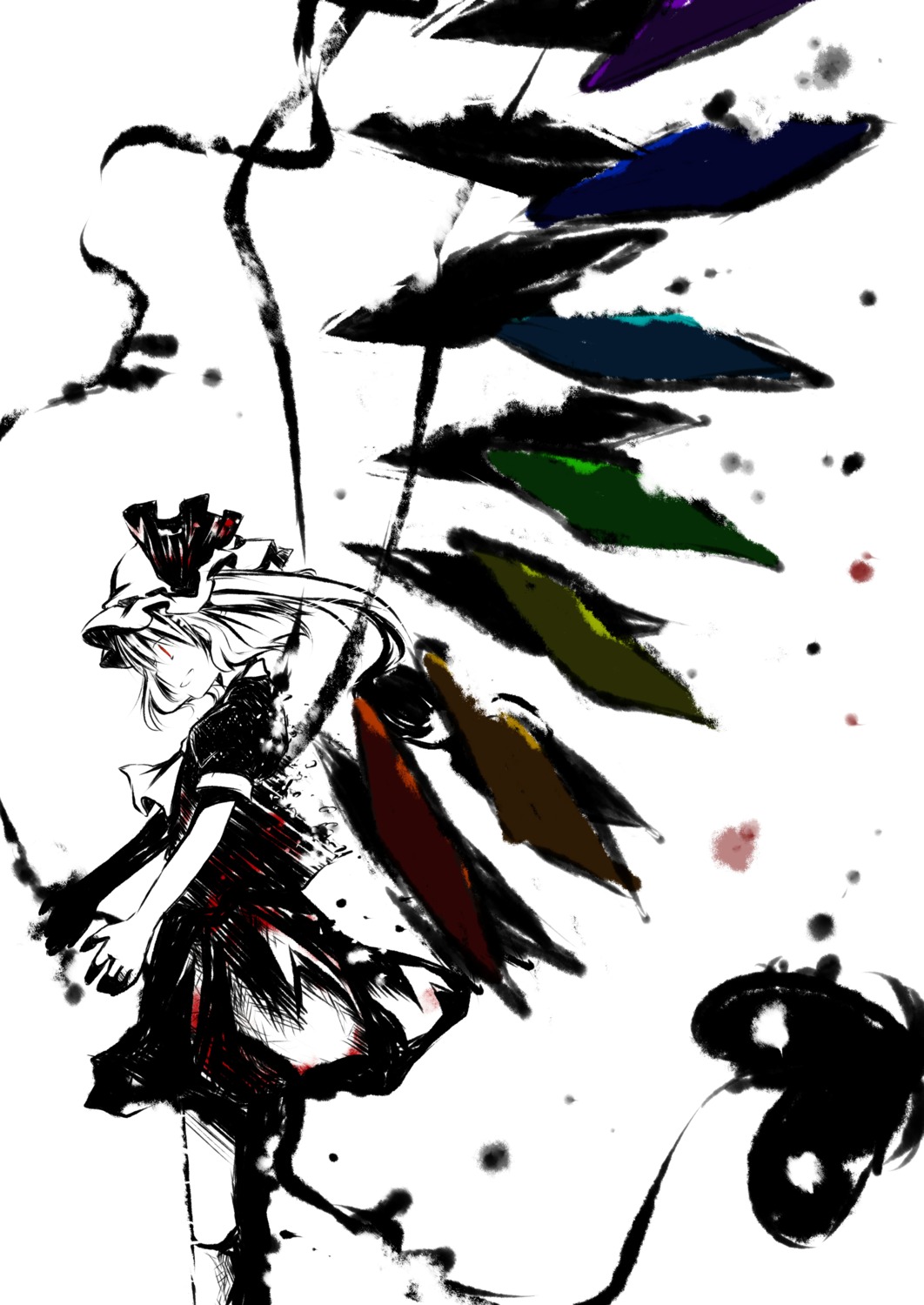 aidumi, flandre_scarlet, touhou, wings