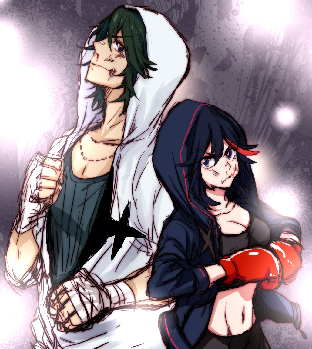 cleavage, kill_la_kill, matoi_ryuuko, sanageyama_uzu, yunkru