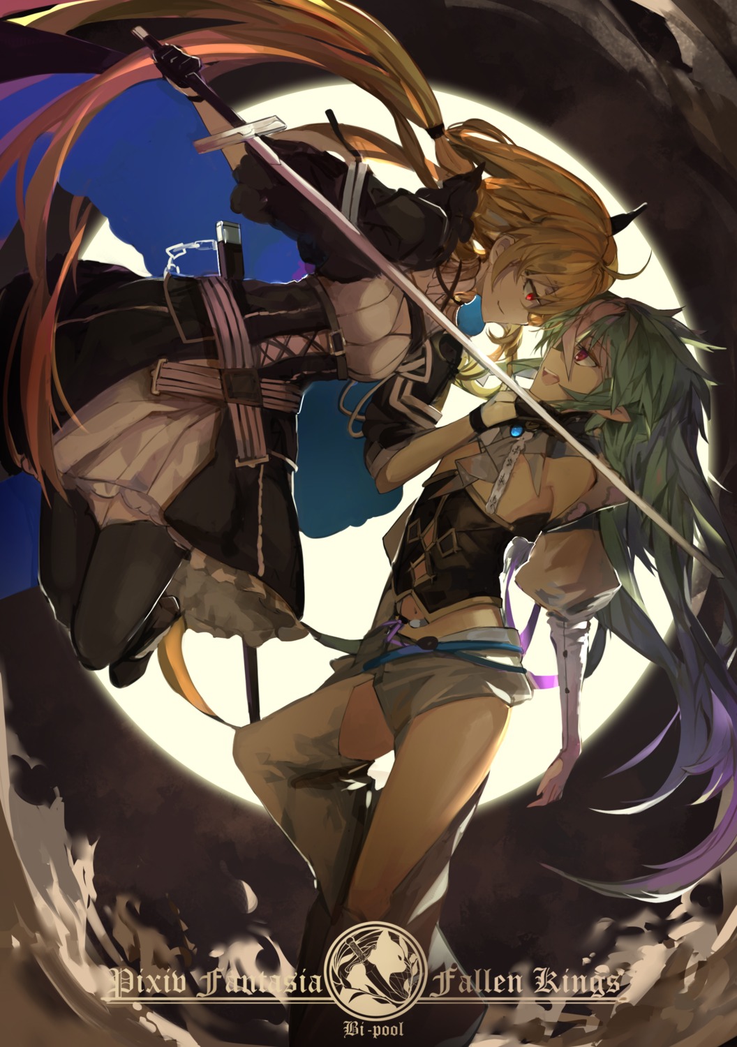 armeechef, pixiv_fantasia, pixiv_fantasia_fallen_kings, pointy_ears, saberiii, sword