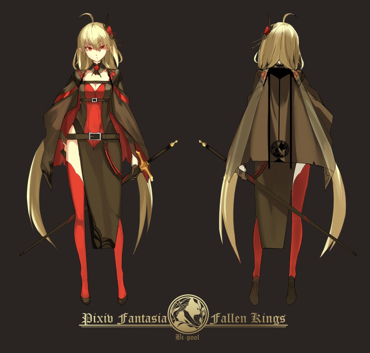 elf, pixiv_fantasia, pixiv_fantasia_fallen_kings, pointy_ears, saberiii, sword