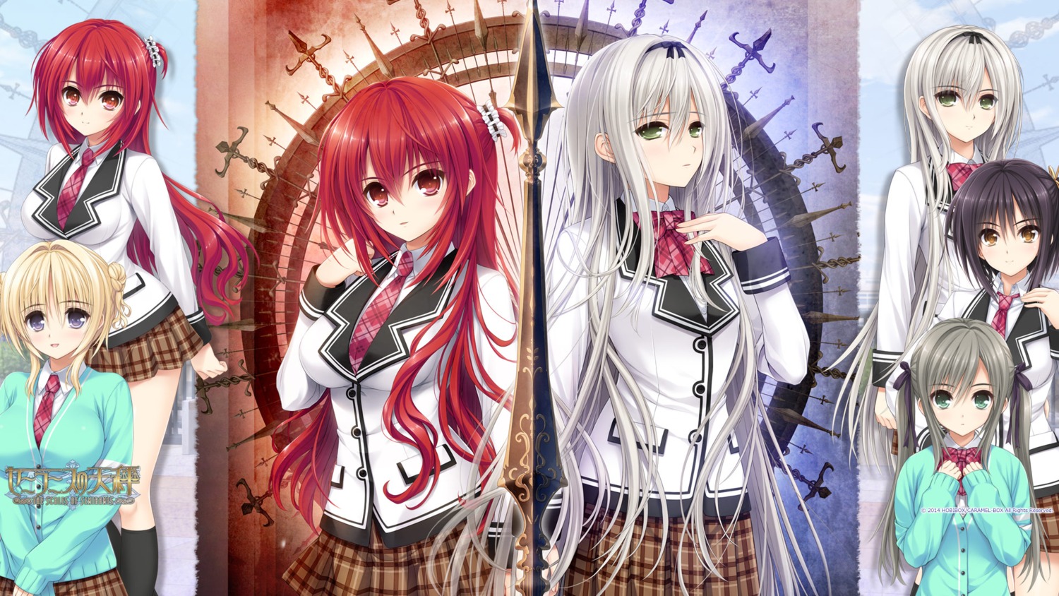 akibe_eru, anou_touko, caramel-box, game-style, inui_fumika, kamio_ami, norita, seifuku