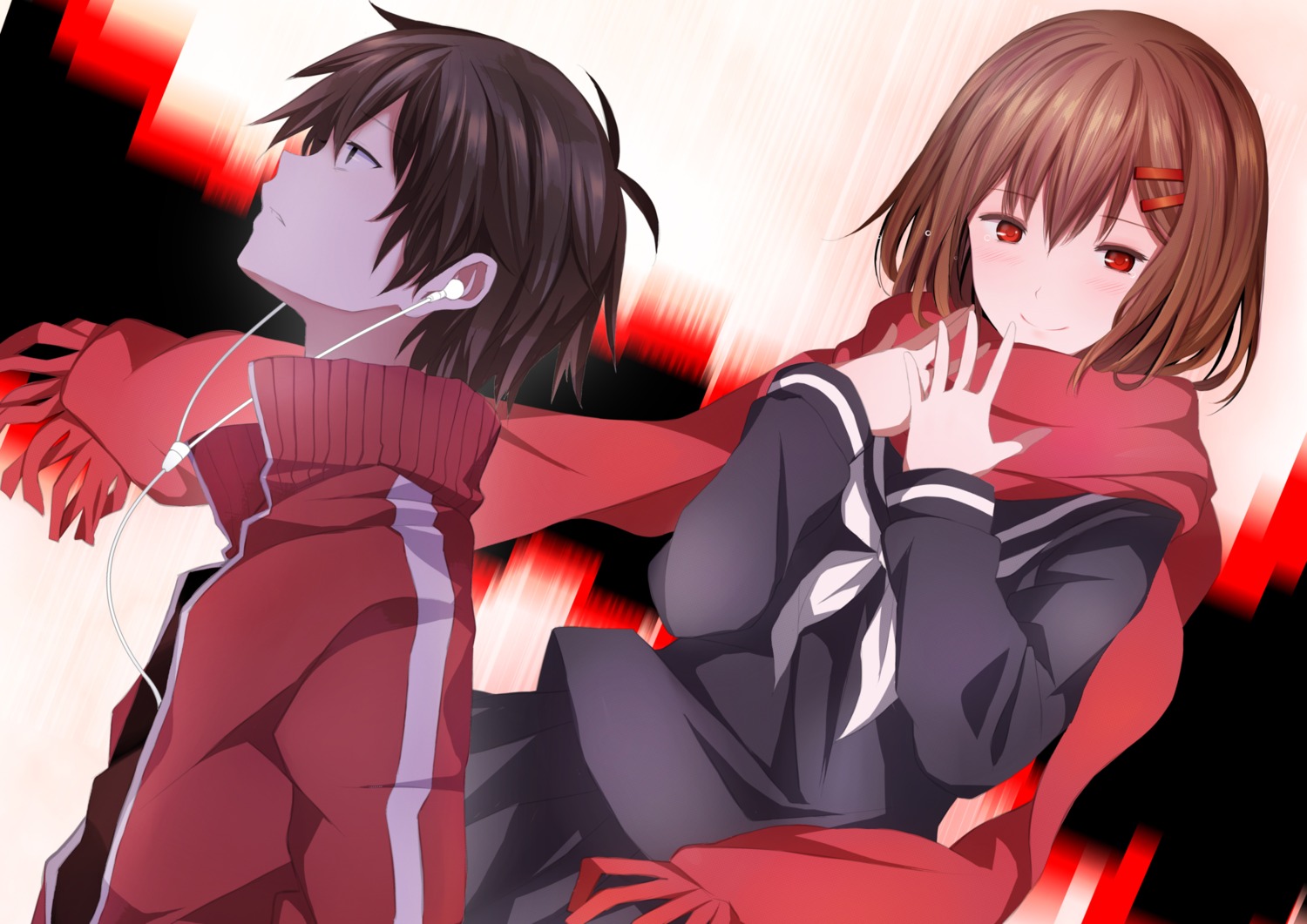 etafai, kagerou_project, kisaragi_shintarou, mekakucity_actors, seifuku, tateyama_ayano