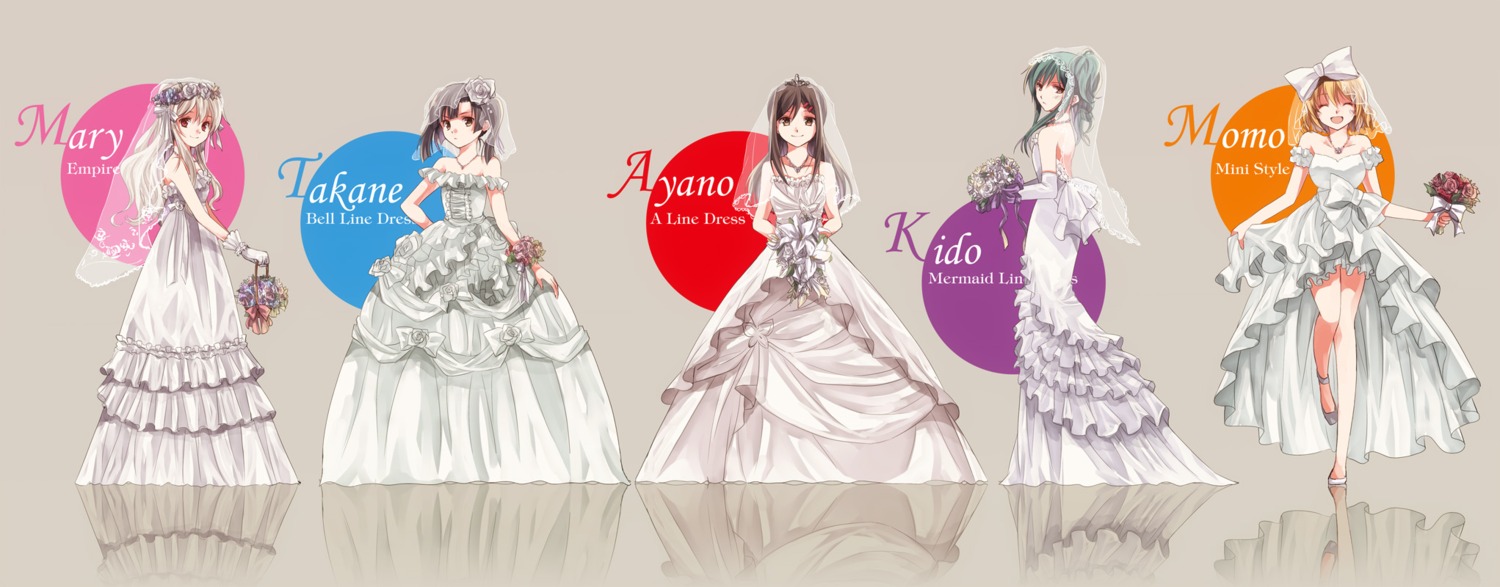 dress, enomoto_takane, iroha_(shiki), kagerou_project, kido_tsubomi, kisaragi_momo, kozakura_mary, mekakucity_actors