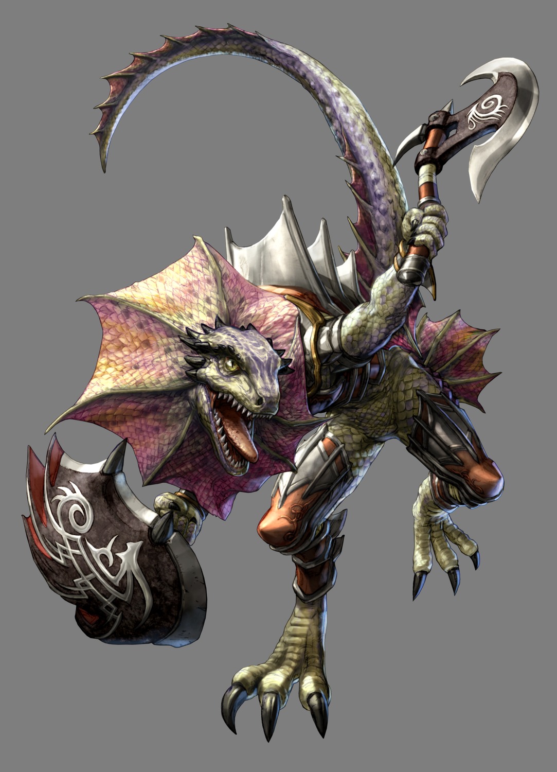aeon_calcos, kawano_takuji, male, monster, soul_calibur, soul_calibur_iv, transparent_png, weapon
