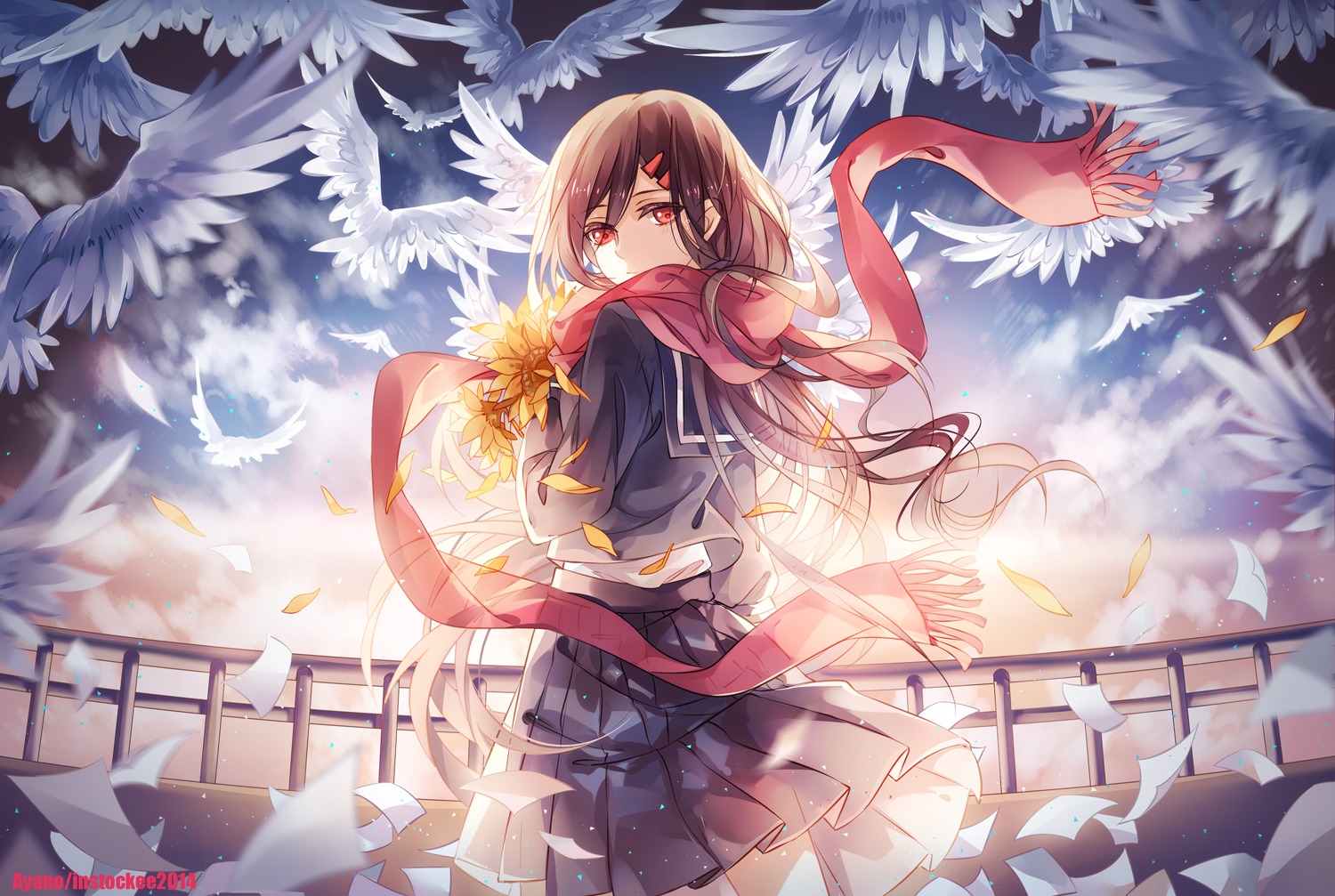 instockee., kagerou_project, mekakucity_actors, seifuku, tateyama_ayano