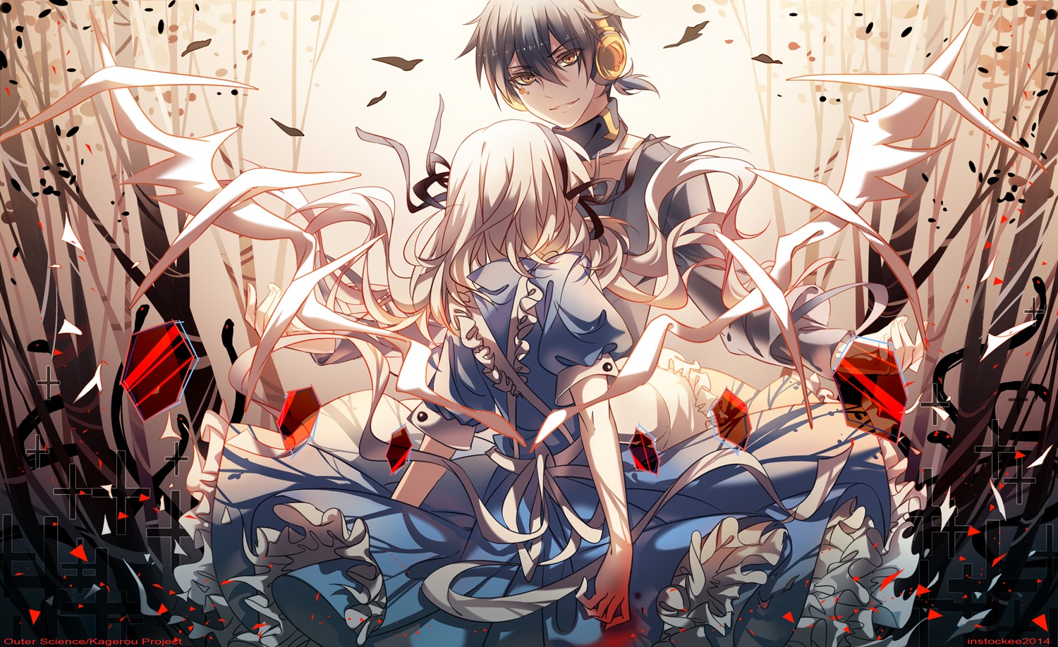 instockee., kagerou_project, konoha_(kagerou_project), kozakura_mary, maid, mekakucity_actors