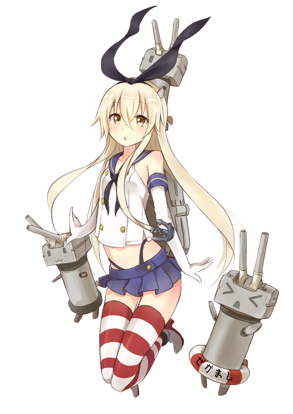 kantai_collection, pachi_(sukepachi), pantsu, rensouhou-chan, shimakaze_(kancolle), thighhighs
