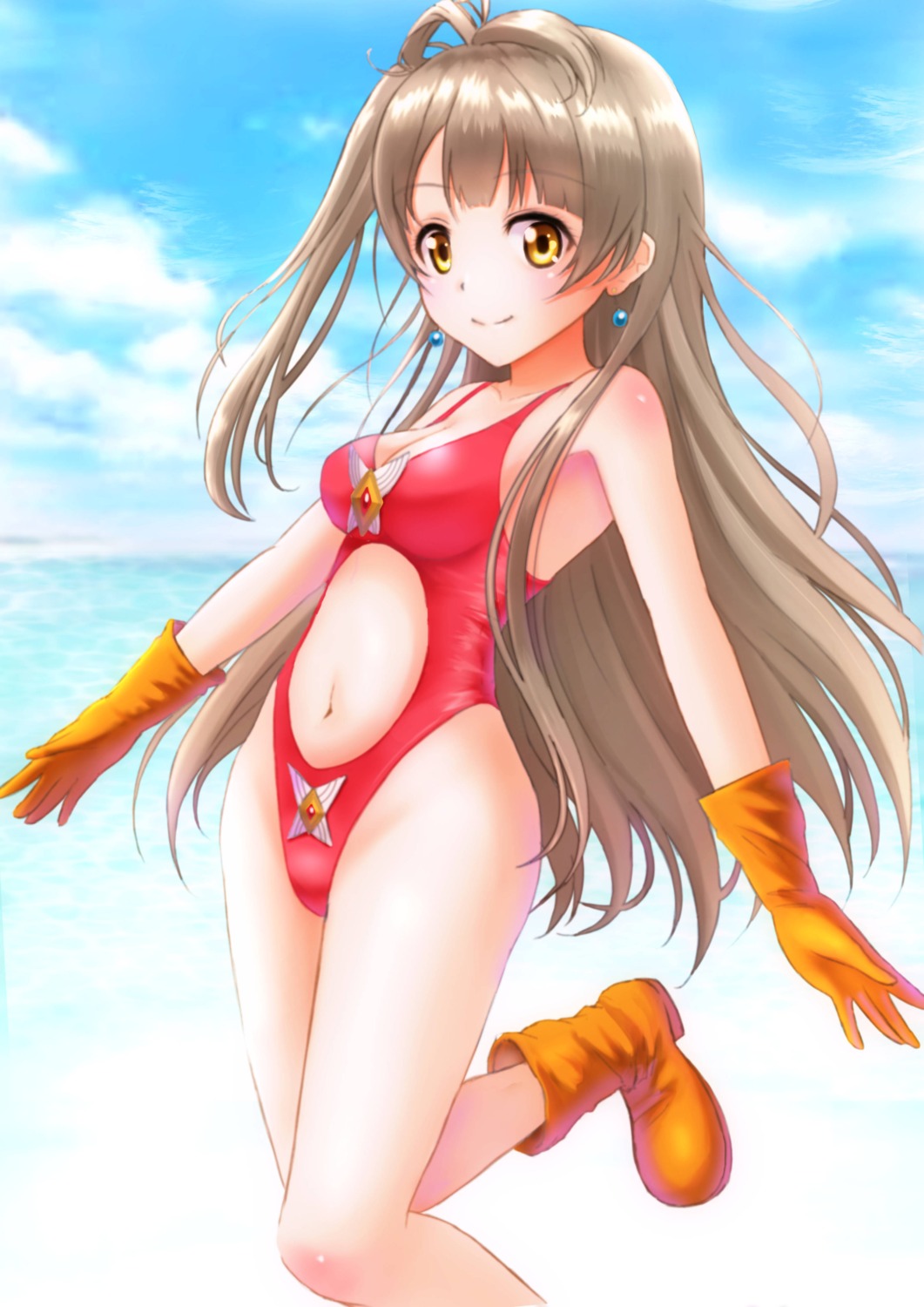 cleavage, cosplay, dragon_quest, love_live!, love_live!_(series), minami_kotori, swimsuits, telaform