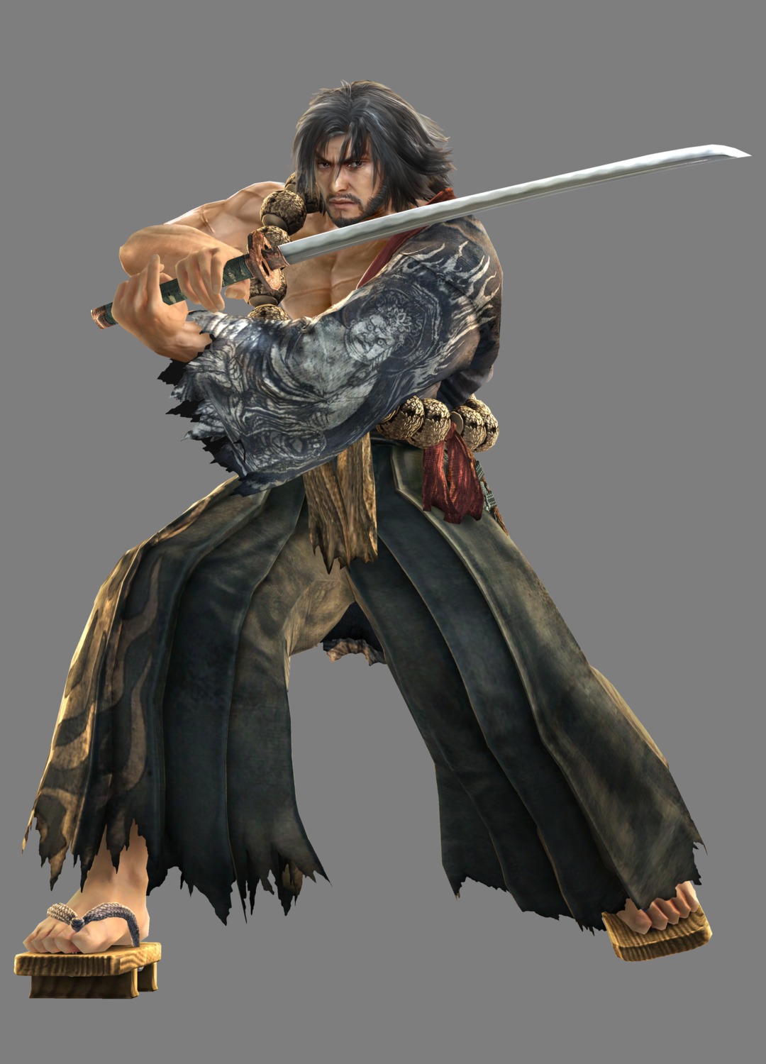 heishirou_mitsurugi, japanese_clothes, kawano_takuji, male, soul_calibur, soul_calibur_v, sword, transparent_png
