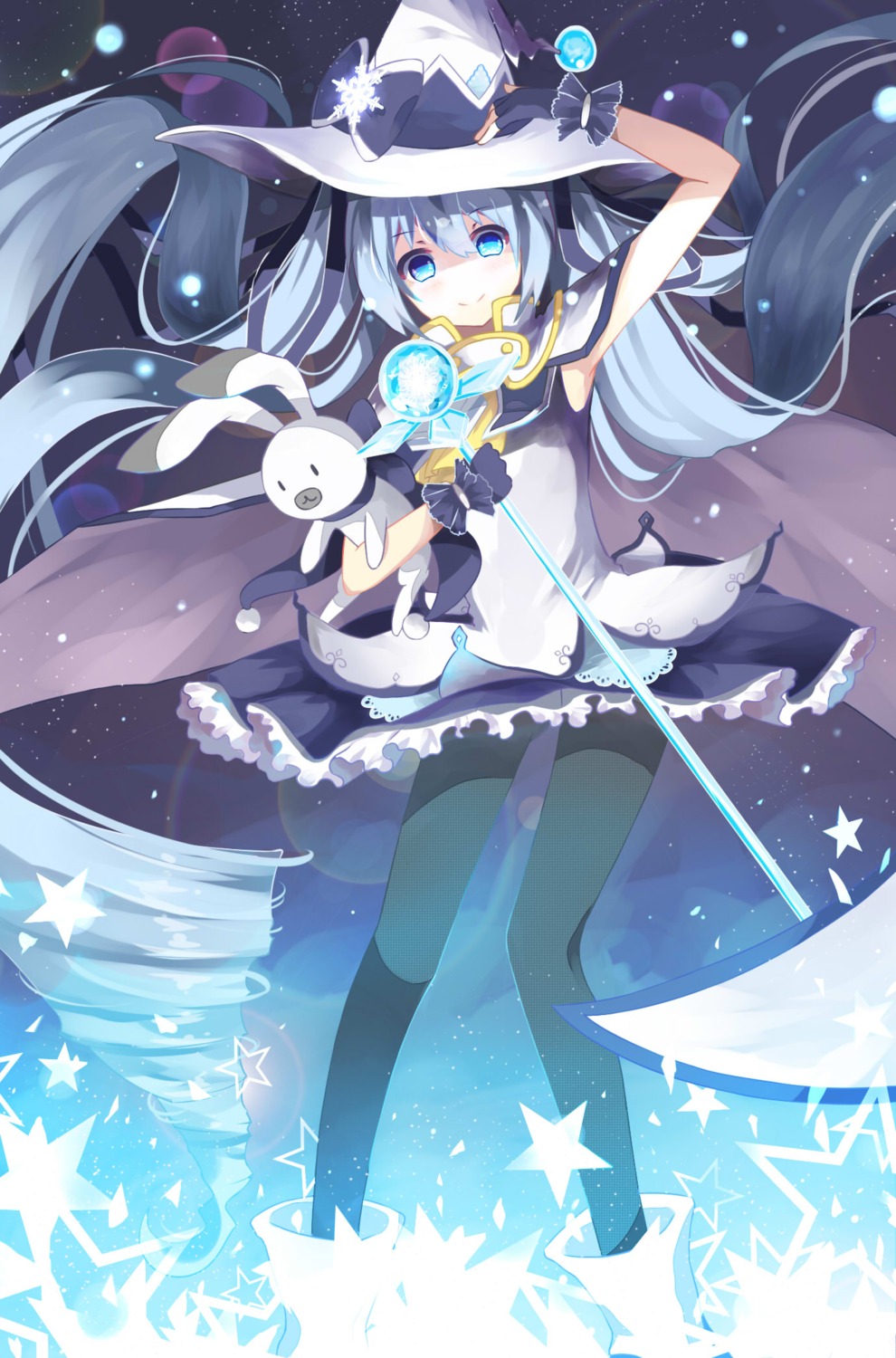 gkn, hatsune_miku, pantyhose, vocaloid, yuki_miku