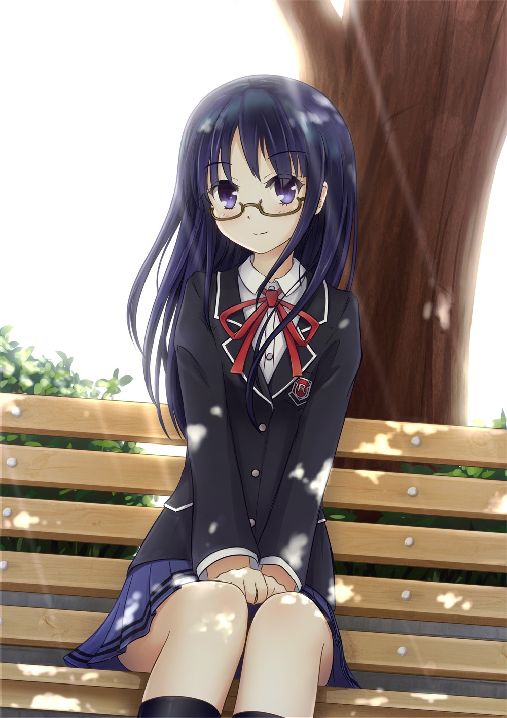 asakurashinji, date_a_live, fujibakama_mii, megane, seifuku