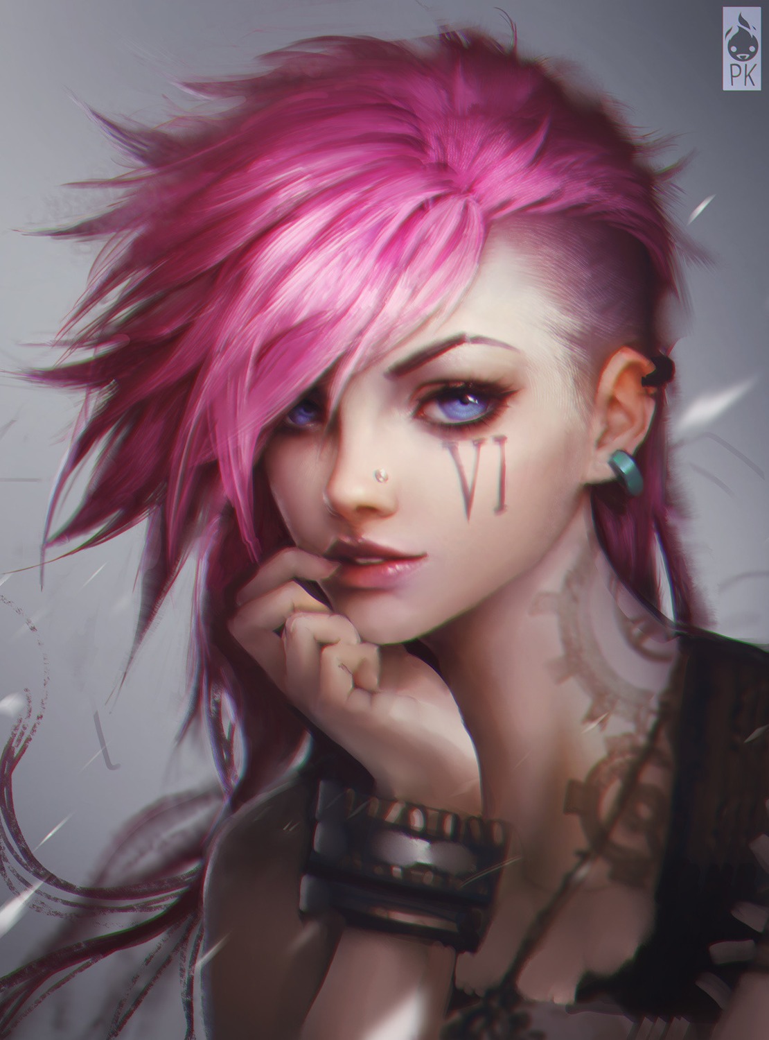 league_of_legends, paul_kwon, tattoo, vi_(league_of_legends)