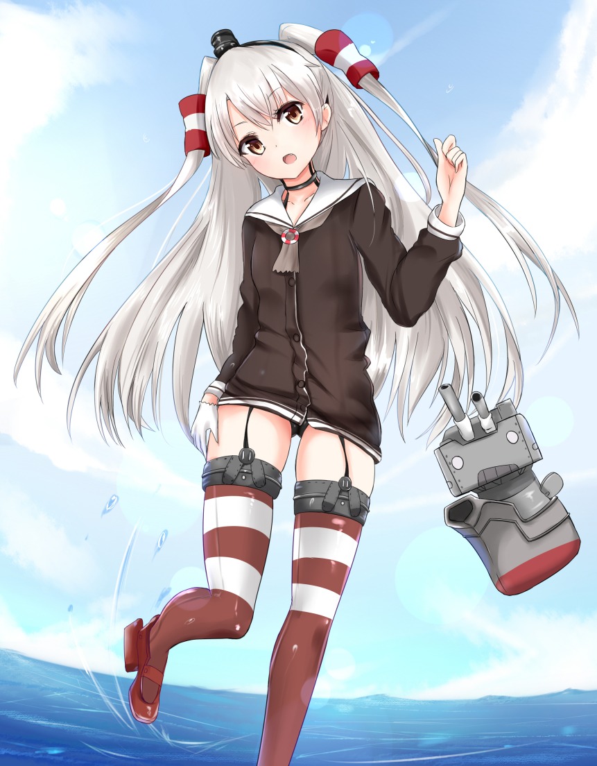 amatsukaze_(kancolle), kantai_collection, naigou, pantsu, stockings, thighhighs