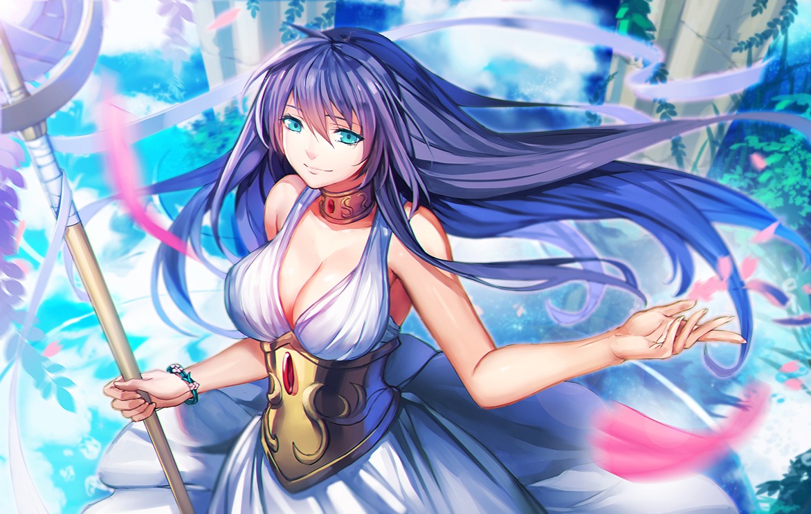 cleavage, dress, saint_seiya, saint_seiya:_the_lost_canvas, sasha_(saint_seiya), steelleets