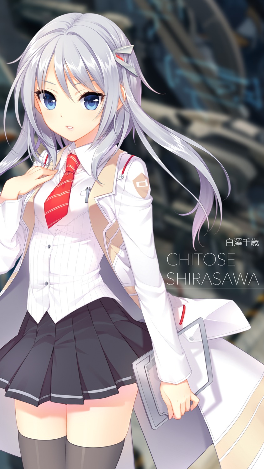 culture_japan, dmyo, seifuku, shirasawa_chitose, thighhighs