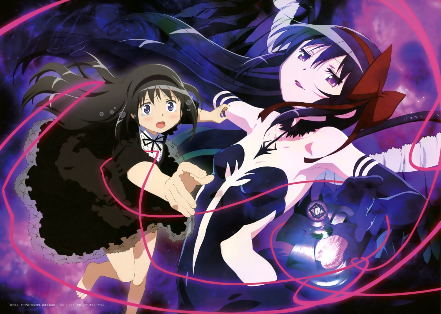 akemi_homura, kikuta_kouichi, mahou_shoujo_madoka_magica