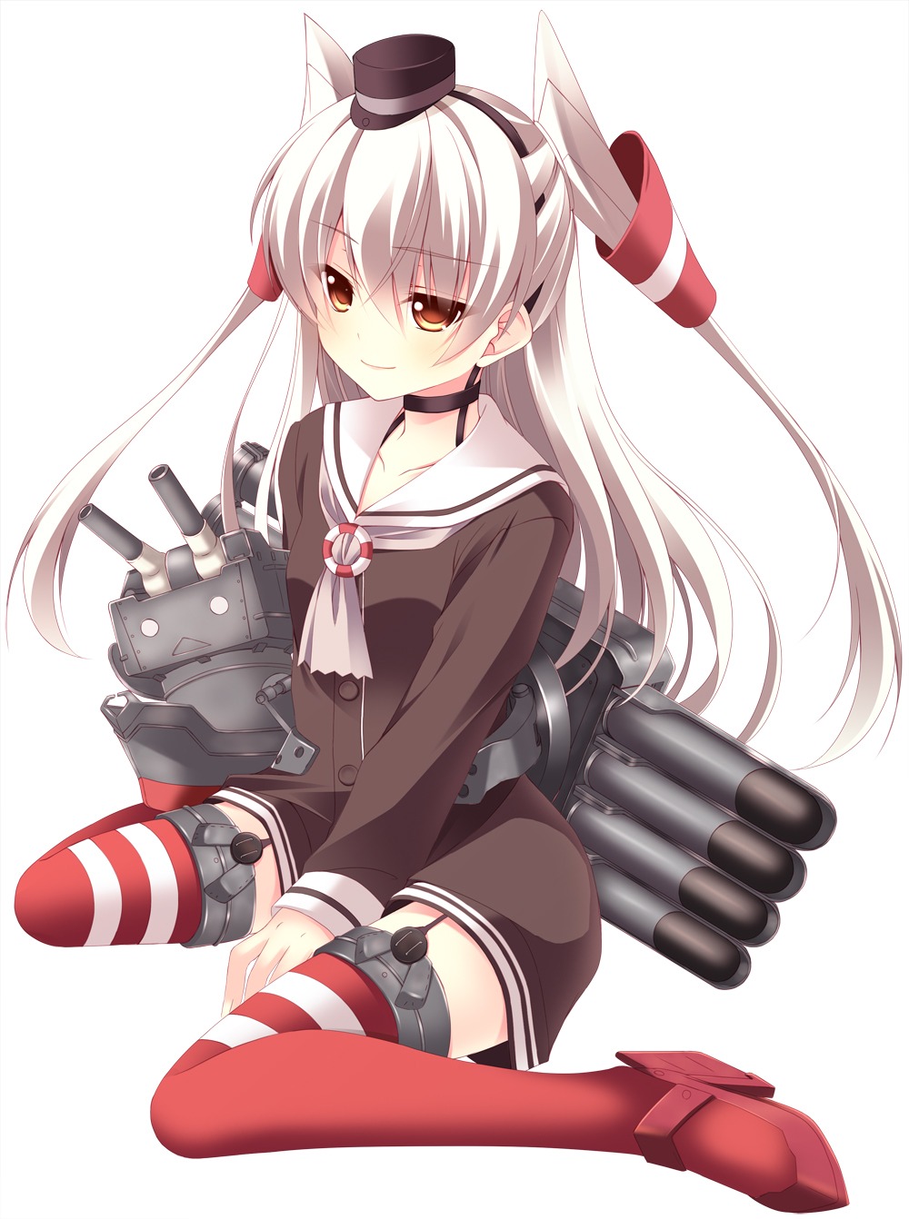 a_flow, amatsukaze_(kancolle), kantai_collection, rensouhou-chan, stockings, thighhighs