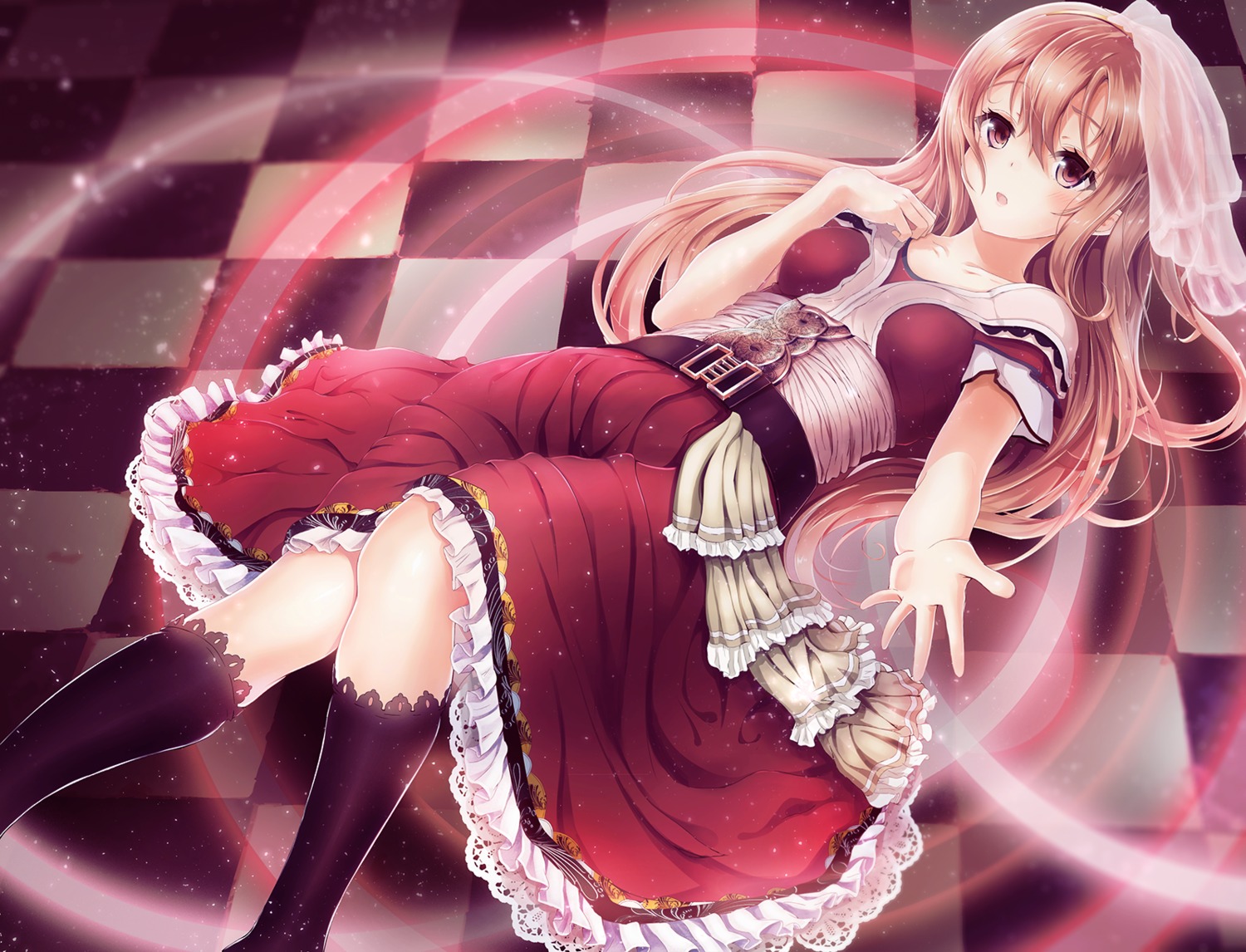 alc, dress, stockings, thighhighs