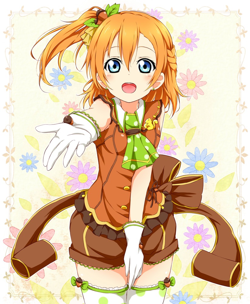karamone-ze, kousaka_honoka, love_live!, love_live!_(series), thighhighs
