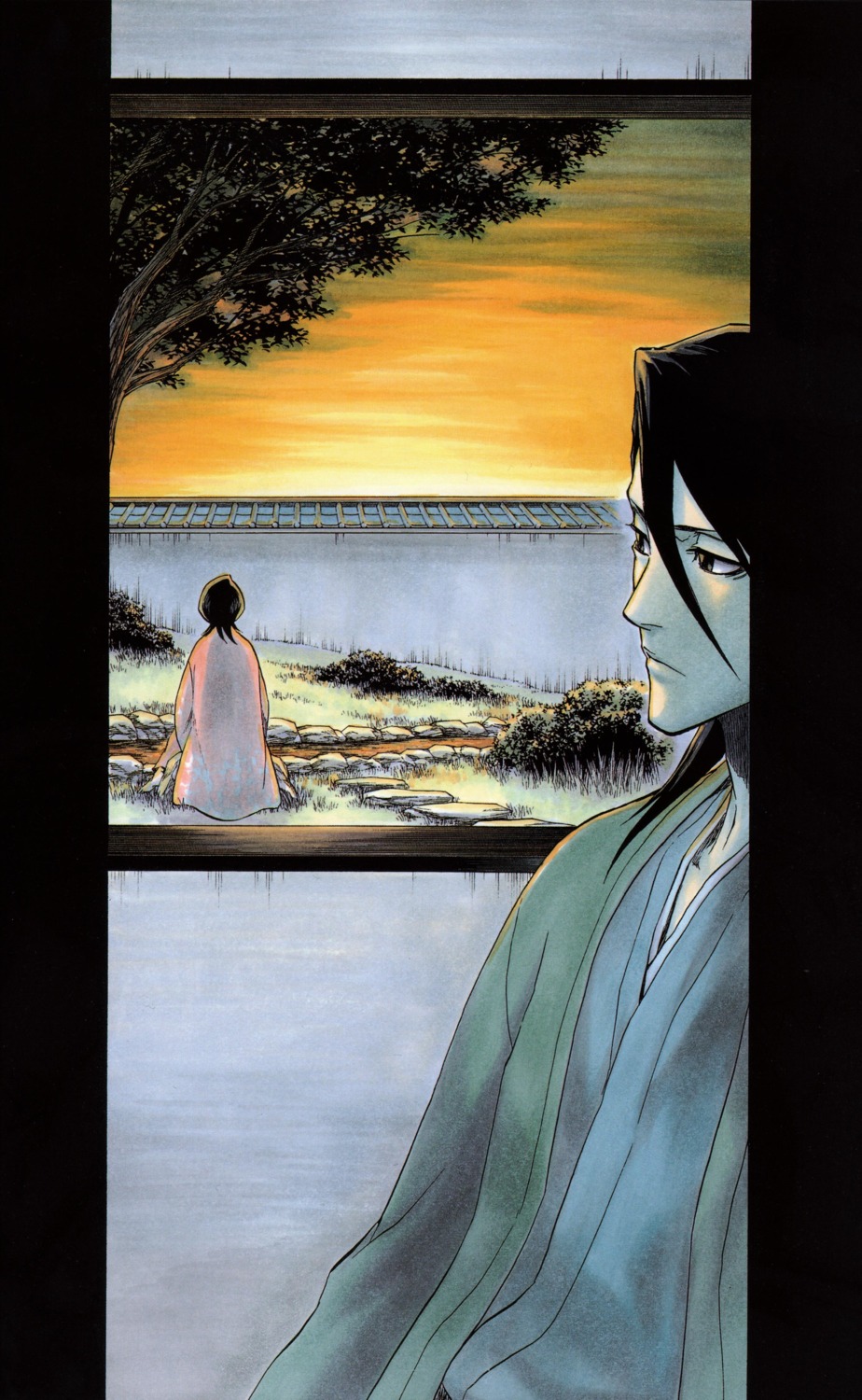 bleach, kubo_tite, kuchiki_byakuya, kuchiki_hisana