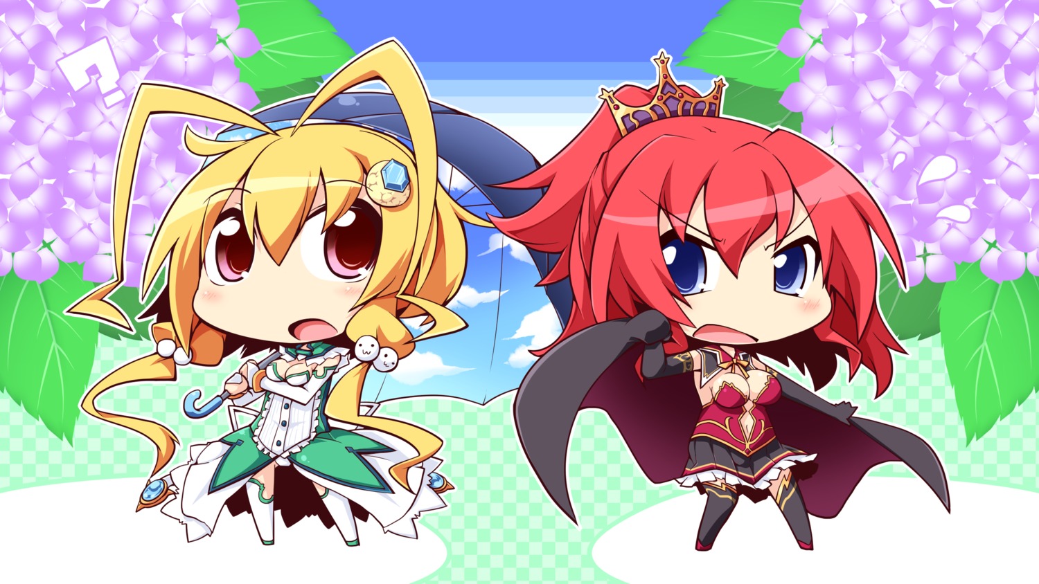 chibi, magicalic_sky_high, mary_clasis_victoria, retoma_kuro, saraira, wallpaper, whirlpool