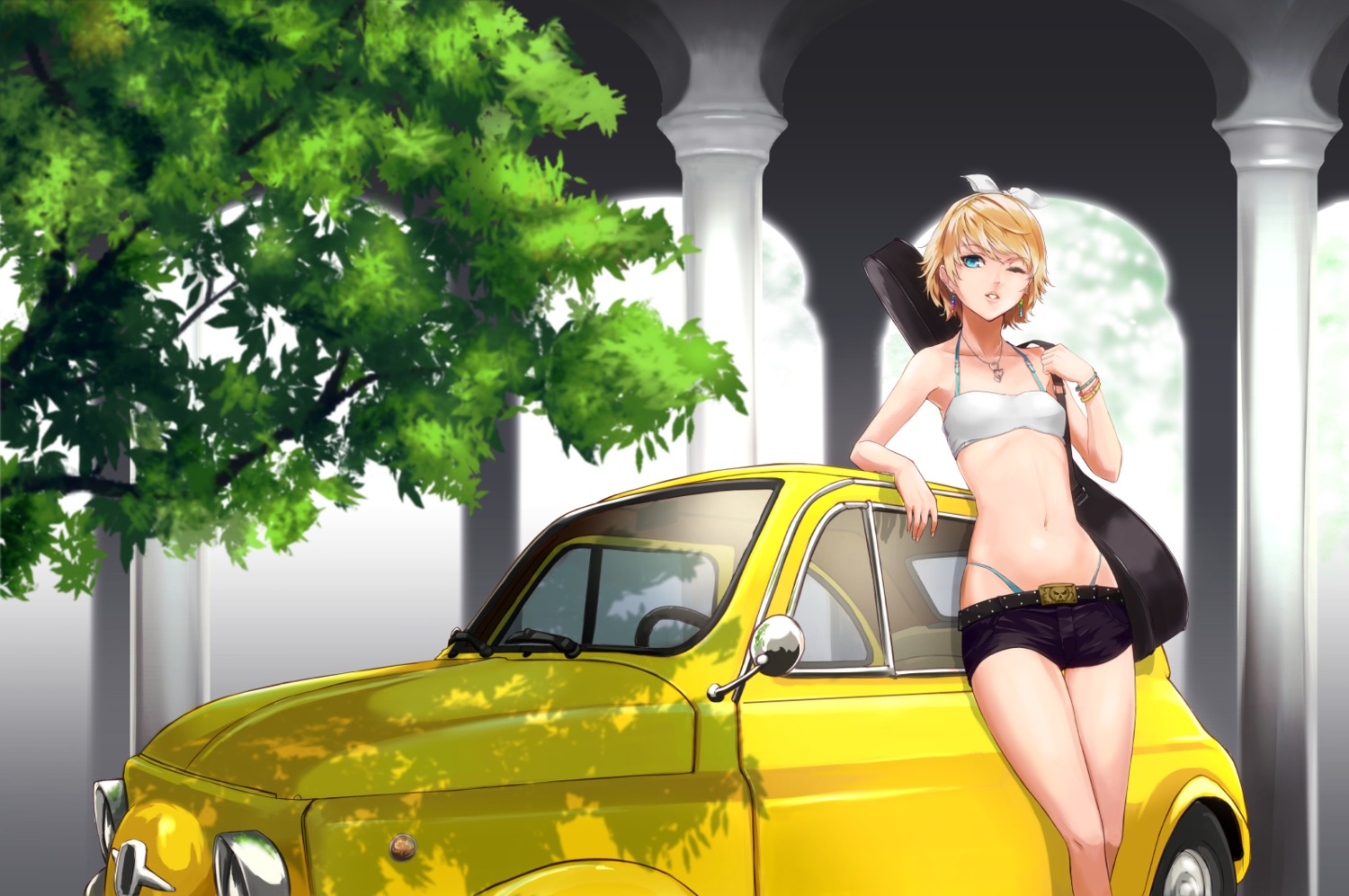 din_(raiden), kagamine_rin, vocaloid