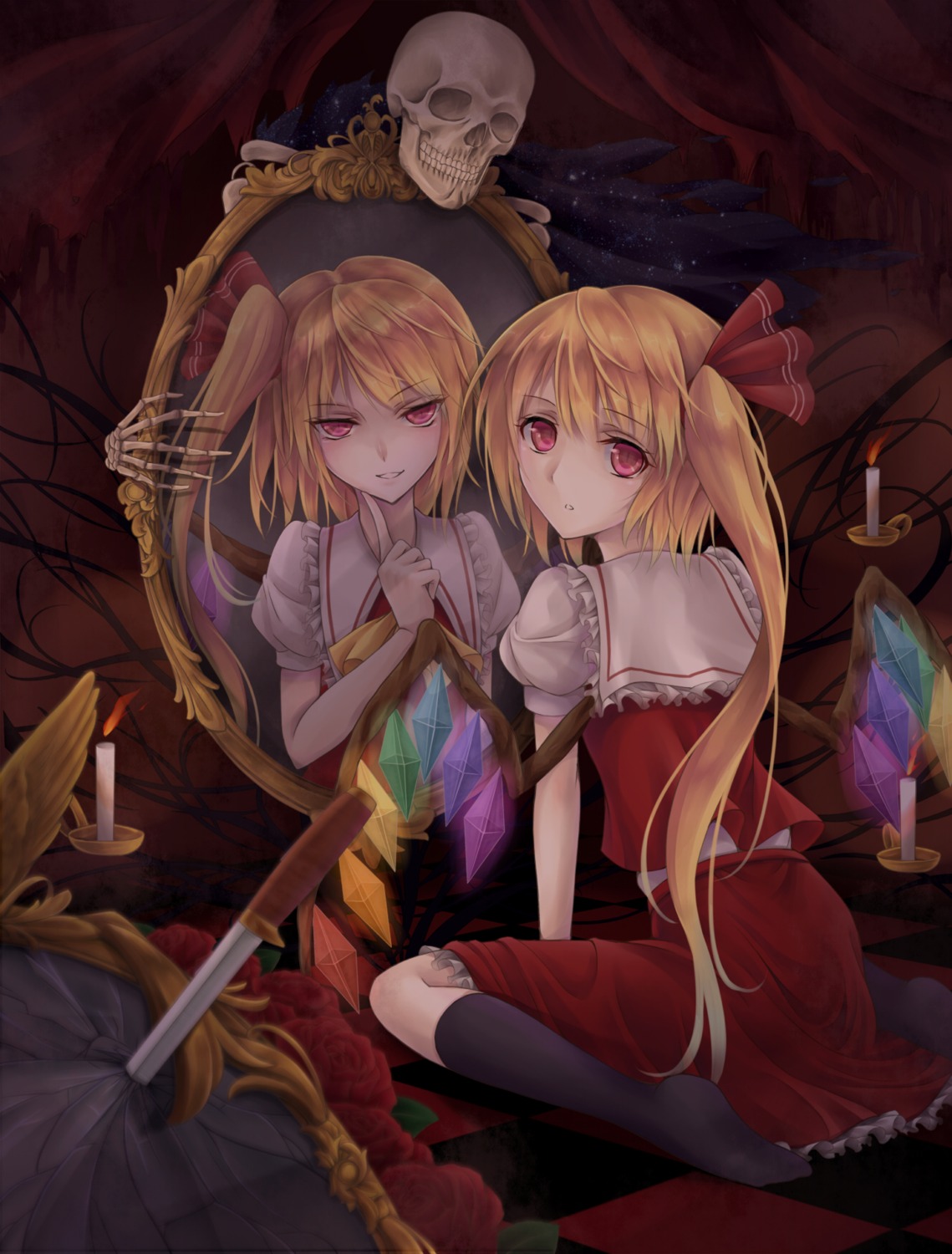 dress, flandre_scarlet, kirieroido_iii, touhou