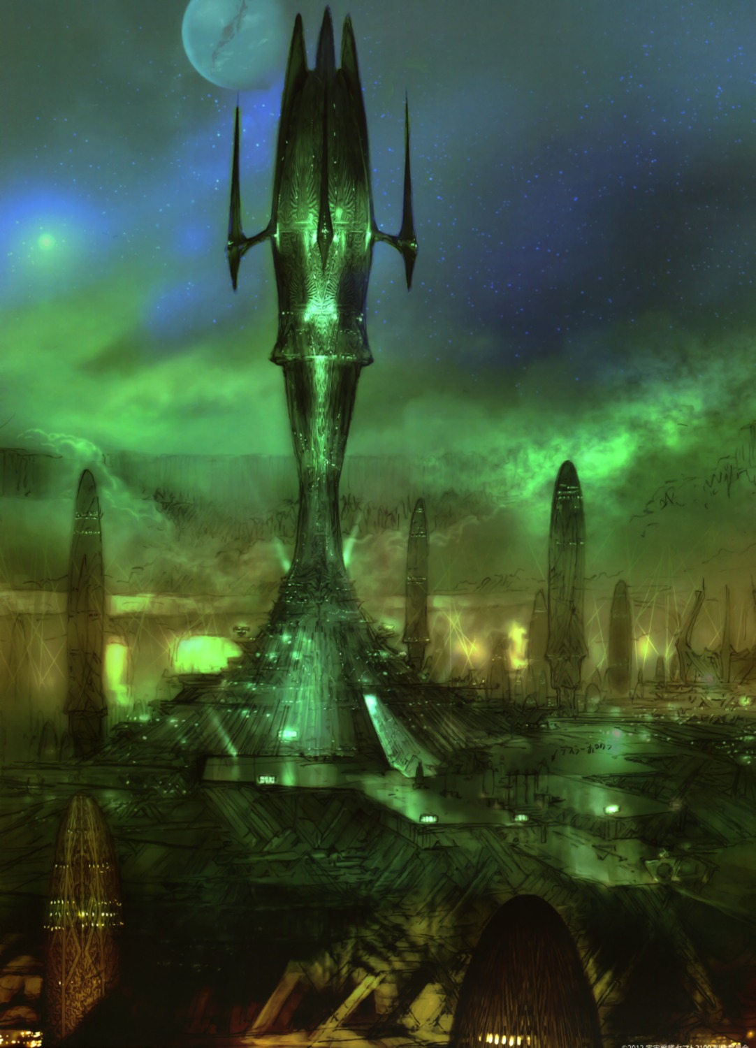 landscape, uchuu_senkan_yamato, uchuu_senkan_yamato_2199, yuki_nobuteru