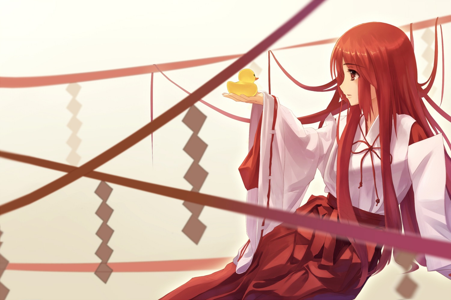 japanese_clothes, miko, xiaoyin_li