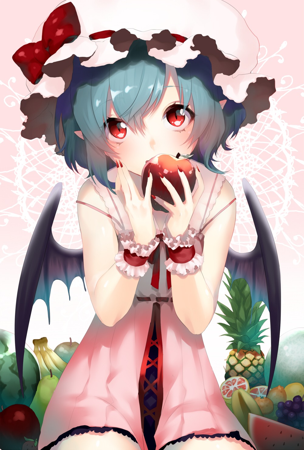 remilia_scarlet, touhou, tsukimiya_sei, wings