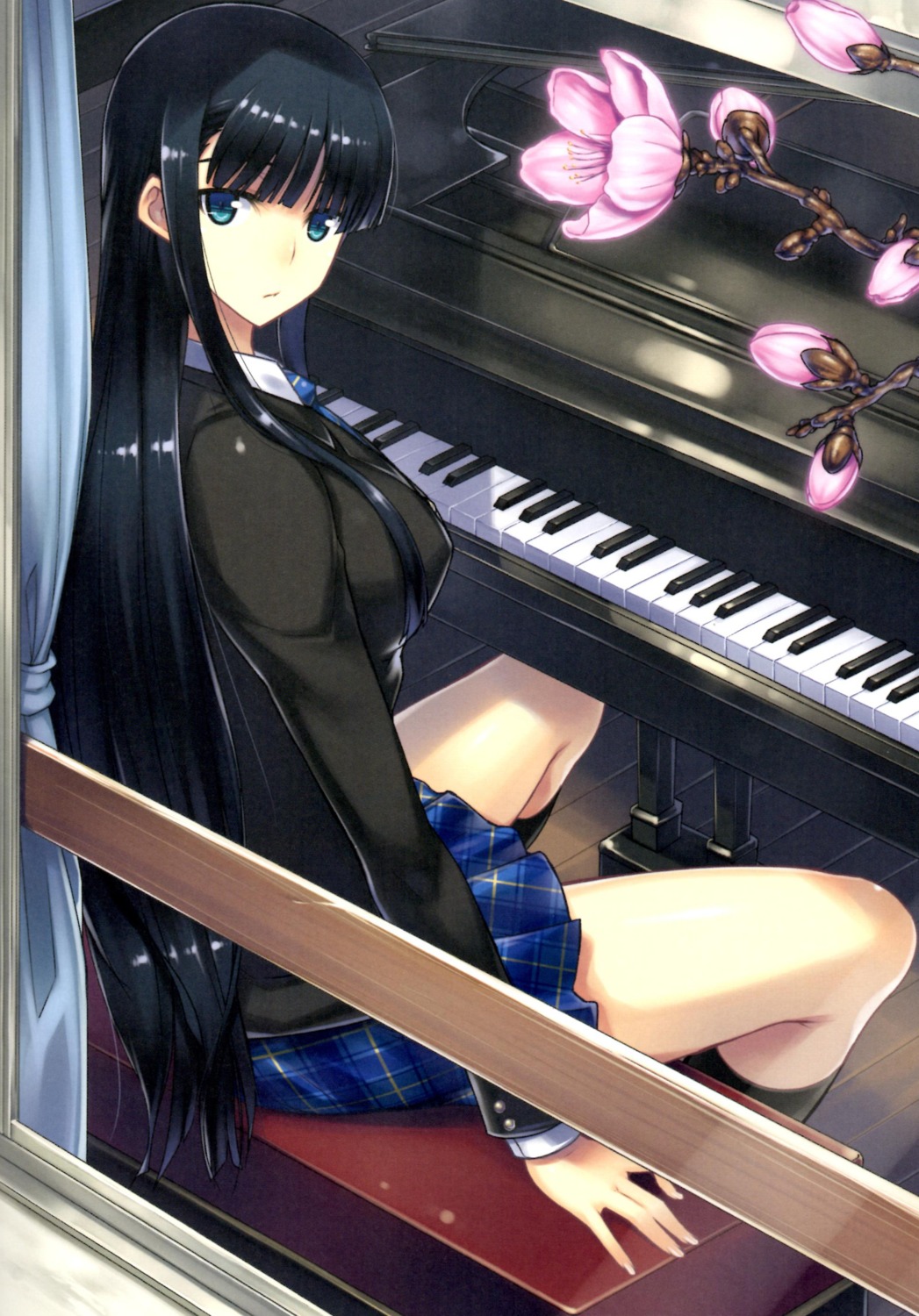 darabuchi, seifuku, touma_kazusa, white_album, white_album_2