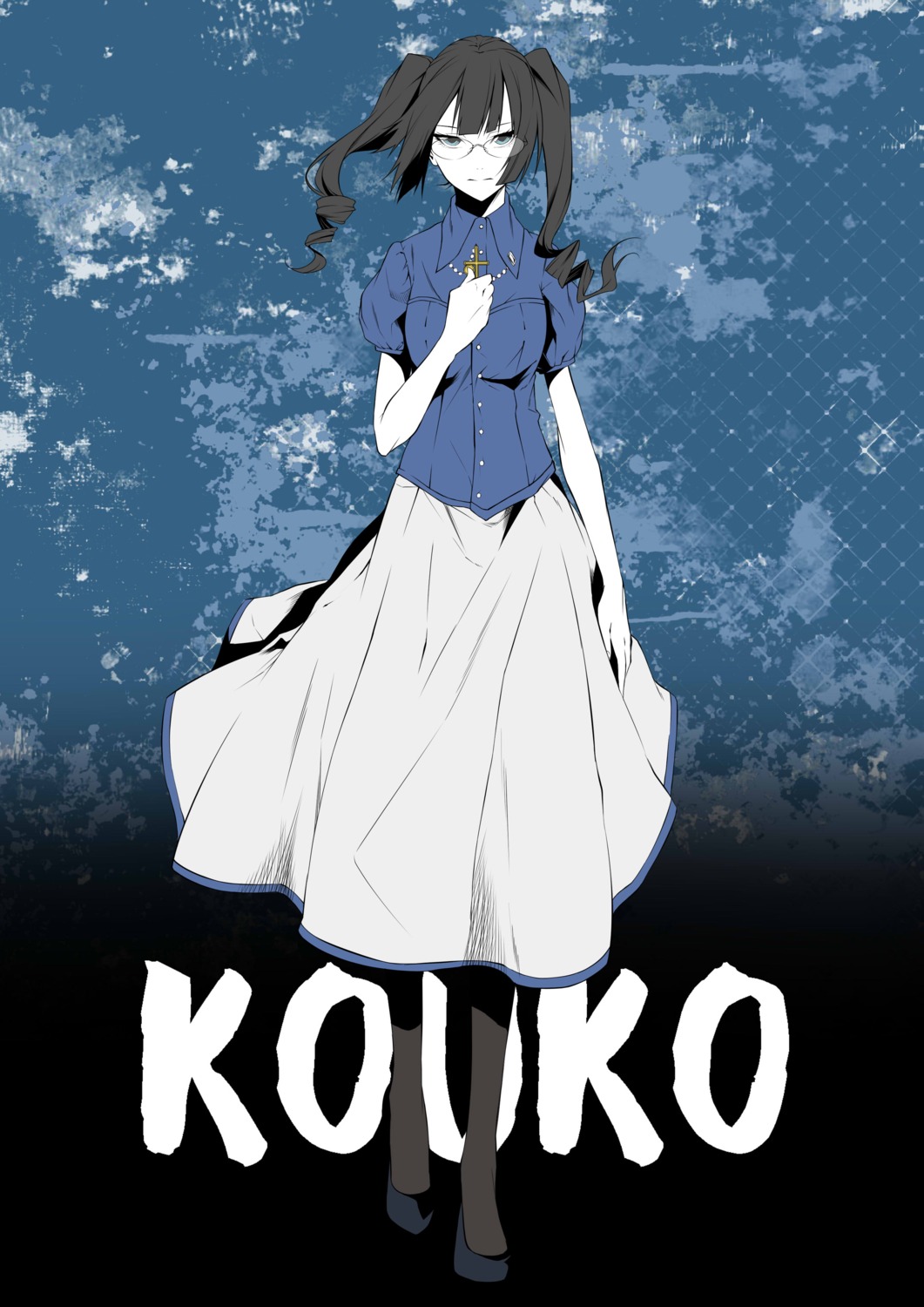akuma_no_riddle, kaminaga_kouko, megane, pantyhose, vice_(kuronekohadokoheiku)