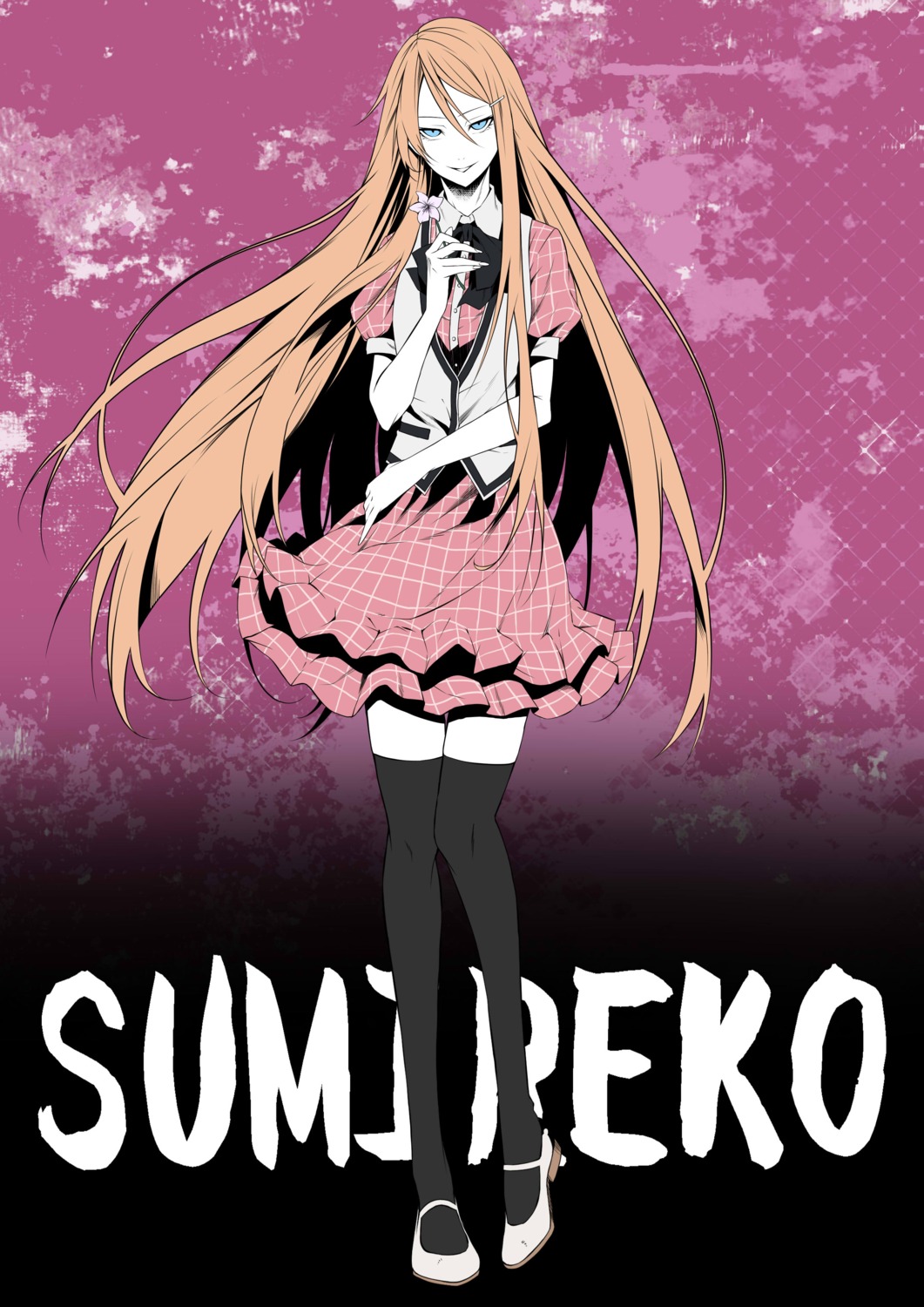 akuma_no_riddle, hanabusa_sumireko, thighhighs, vice_(kuronekohadokoheiku)