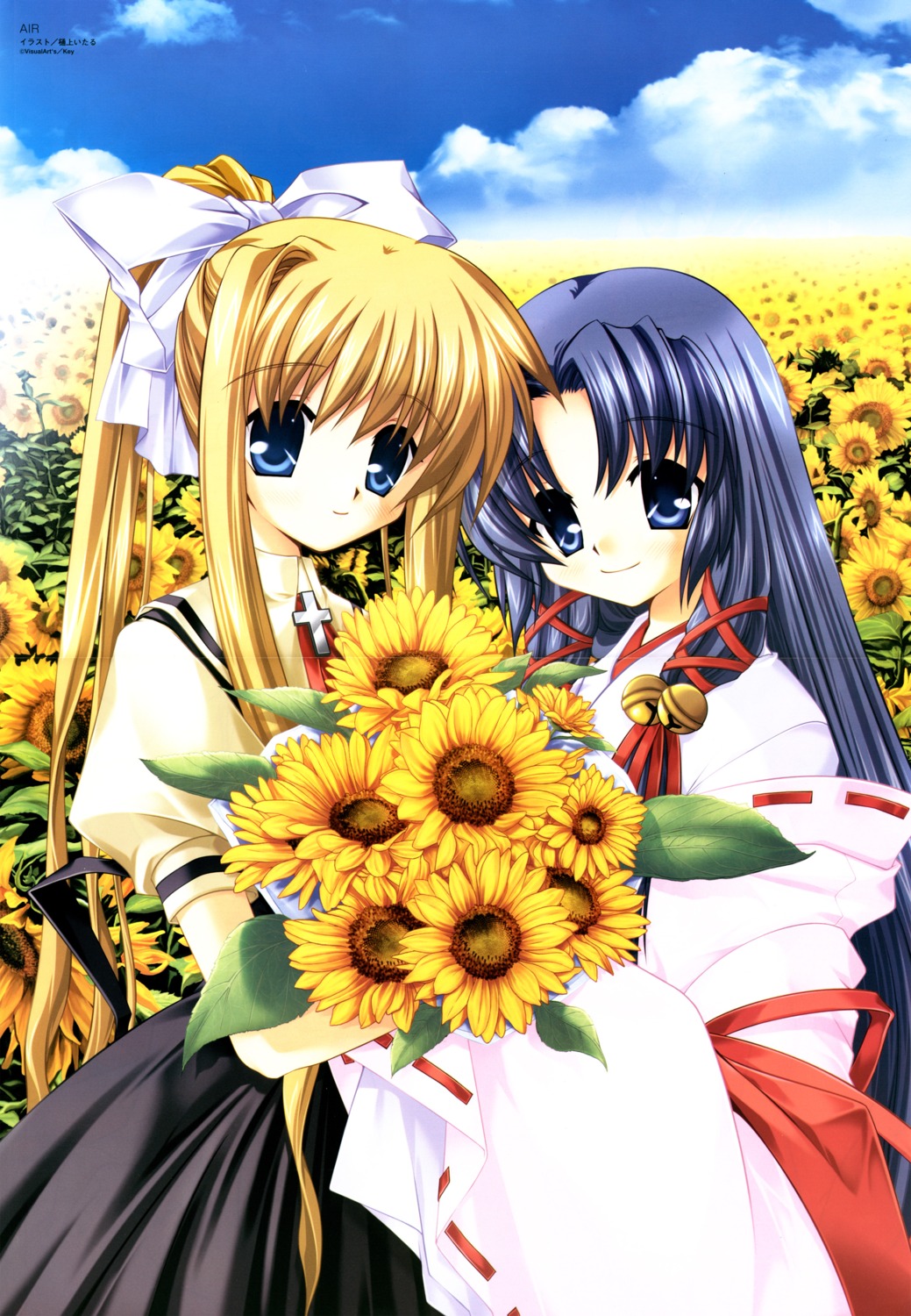 air, hinoue_itaru, kamio_misuzu, kannabi_no_mikoto, key, seifuku