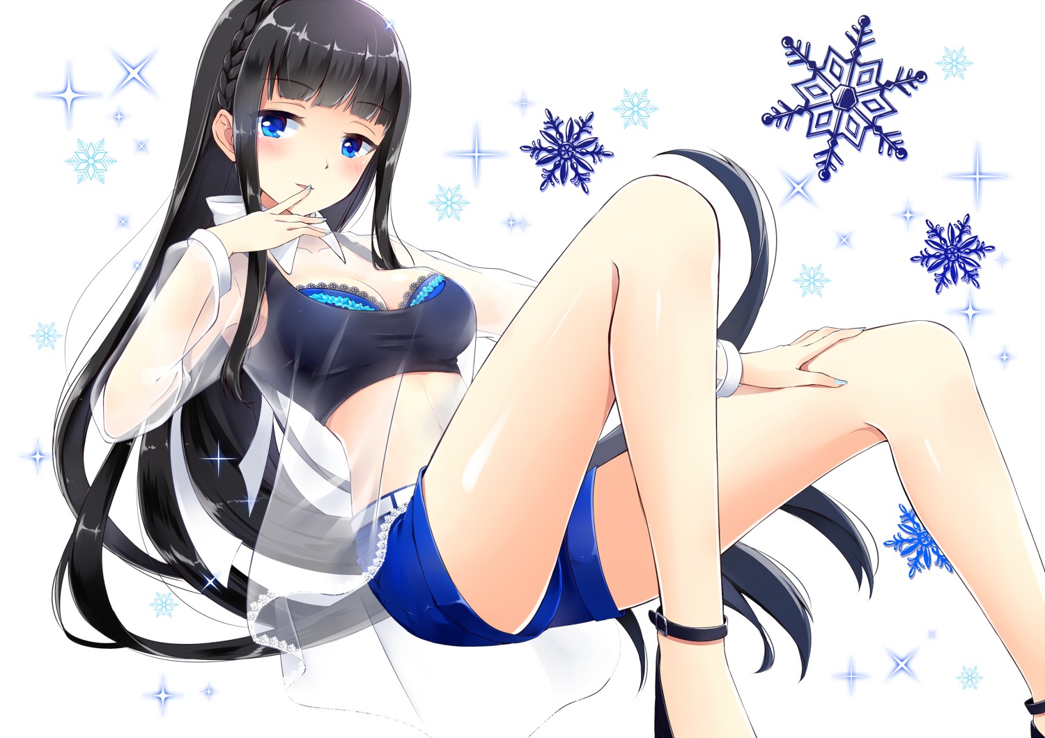 bra, cleavage, natsu_(natume0504), see_through, setsuko