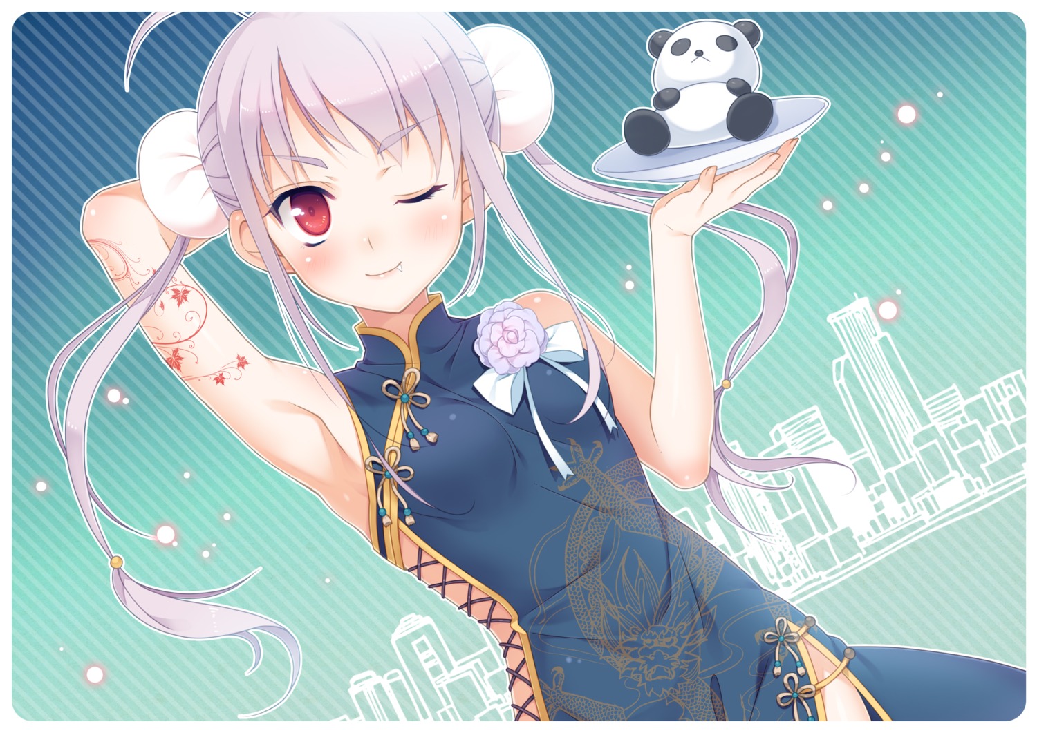 chinadress, kodamasawa_izumi, tattoo