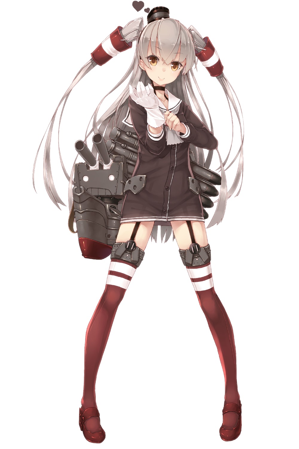 amatsukaze_(kancolle), kantai_collection, rensouhou-chan, stockings, takuan_(takuan0907), thighhighs