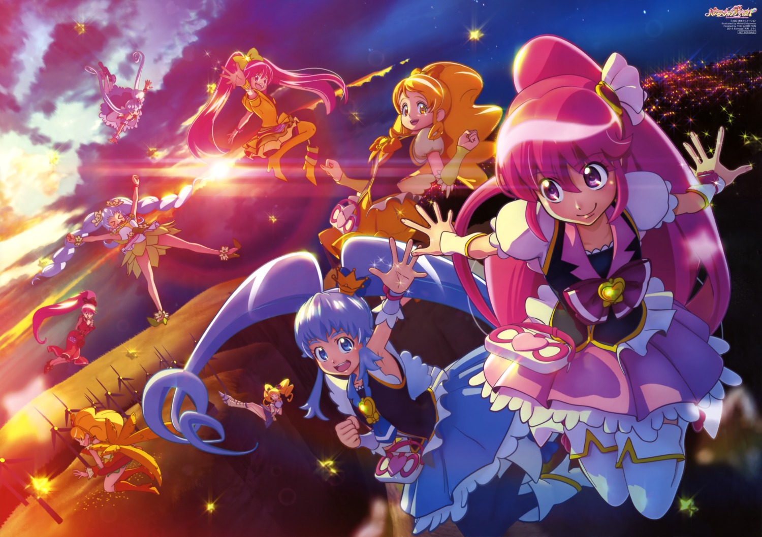 aino_megumi, happinesscharge_precure!, miyamoto_hiroshi, oomori_yuuko, precure, shirayuki_hime_(precure)