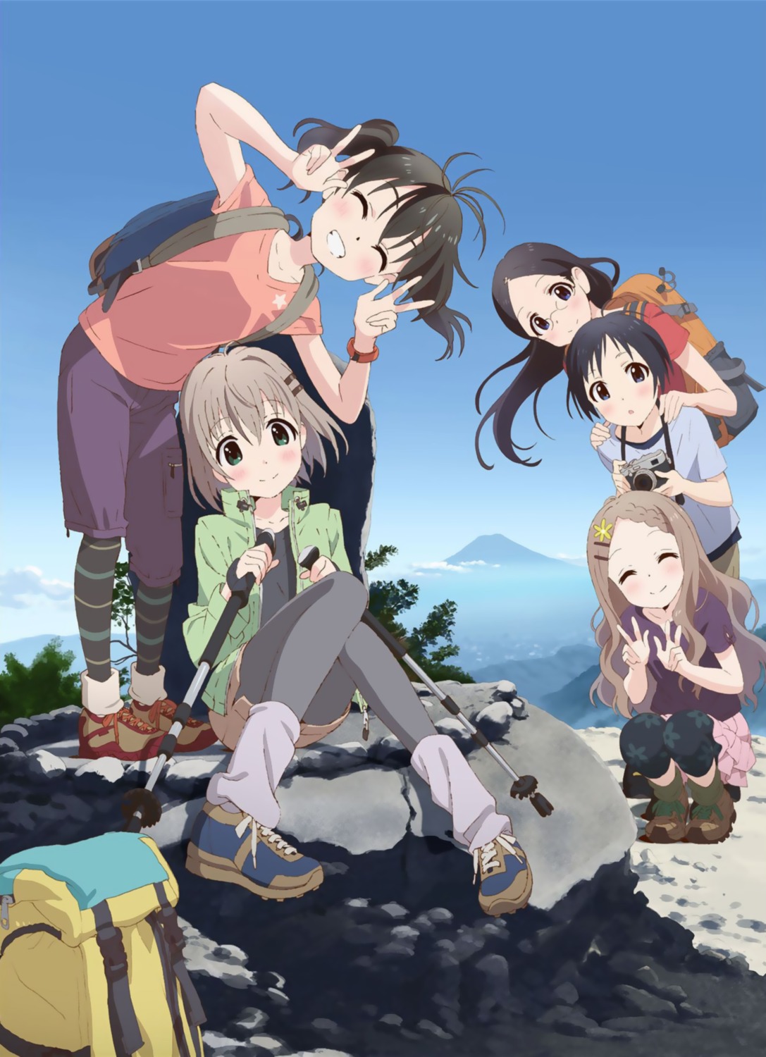 aoba_kokona, kuraue_hinata, matsuo_yuusuke, megane, saitou_kaede, yama_no_susume, yukimura_aoi